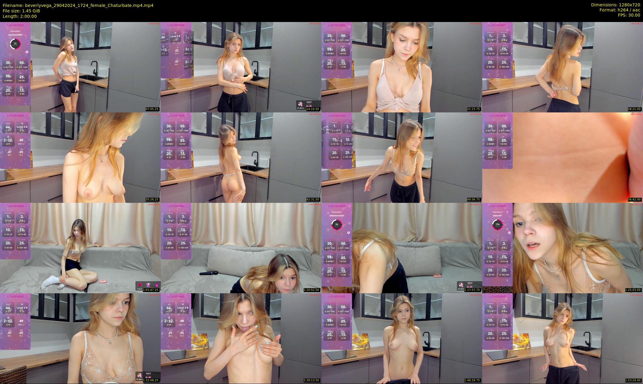 beverlyvega — 120 minute Chaturbate couple cam show recording, 720p, Apr 29, 2024