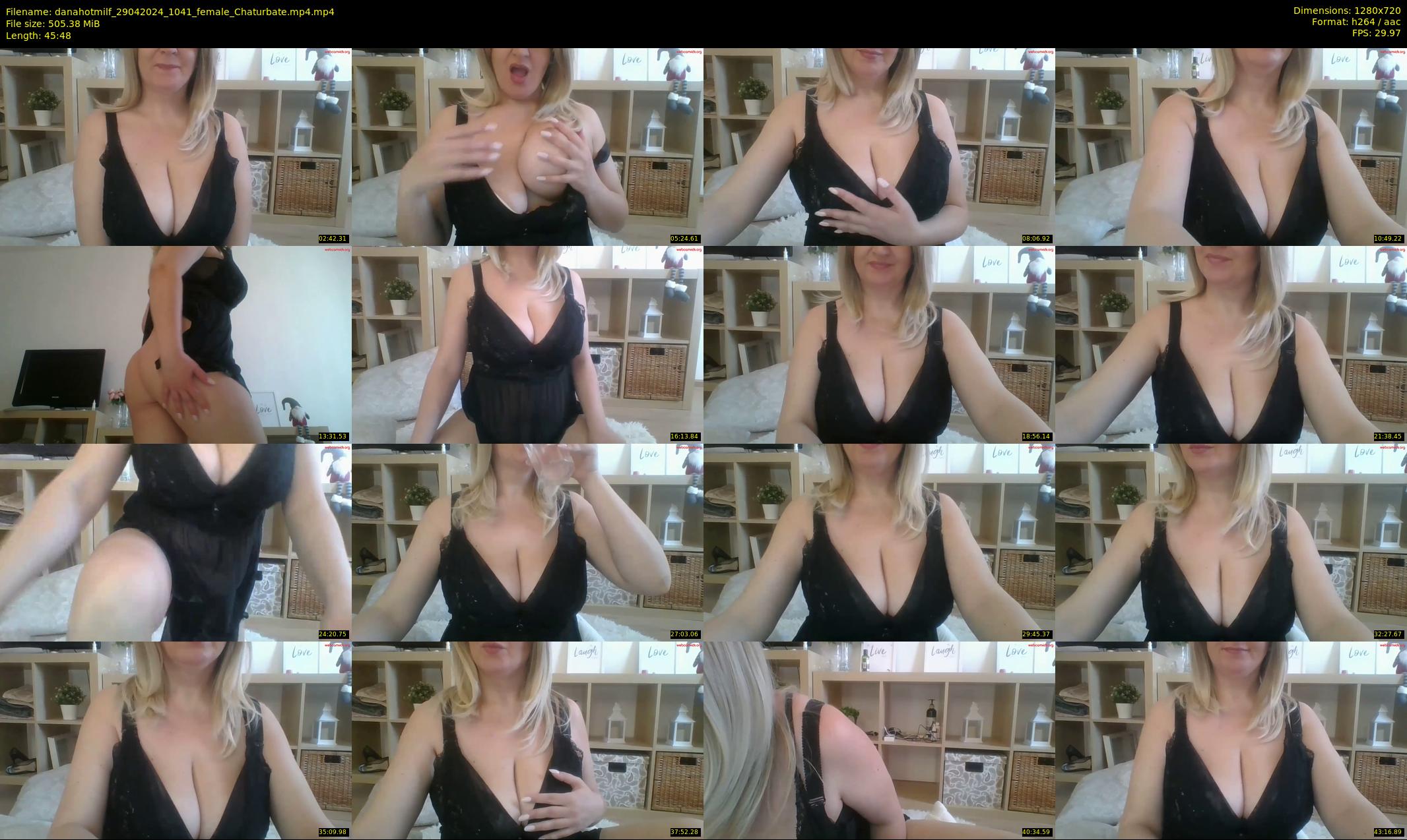 danahotmilf — 46 minute Chaturbate female cam show recording, 720p, Apr 29, 2024
