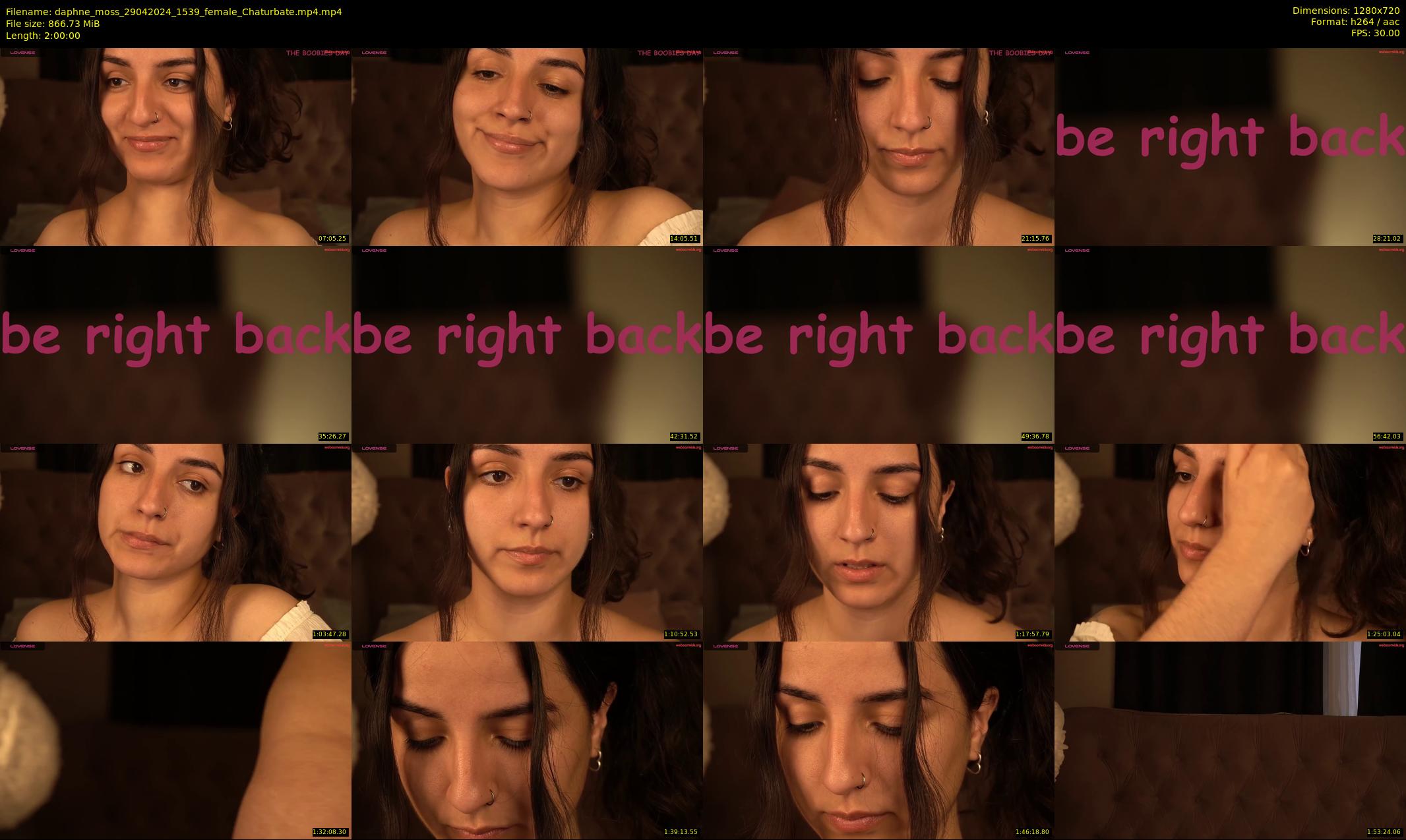 daphne_moss — 120 minute Chaturbate female cam show recording, 720p, Apr 29, 2024