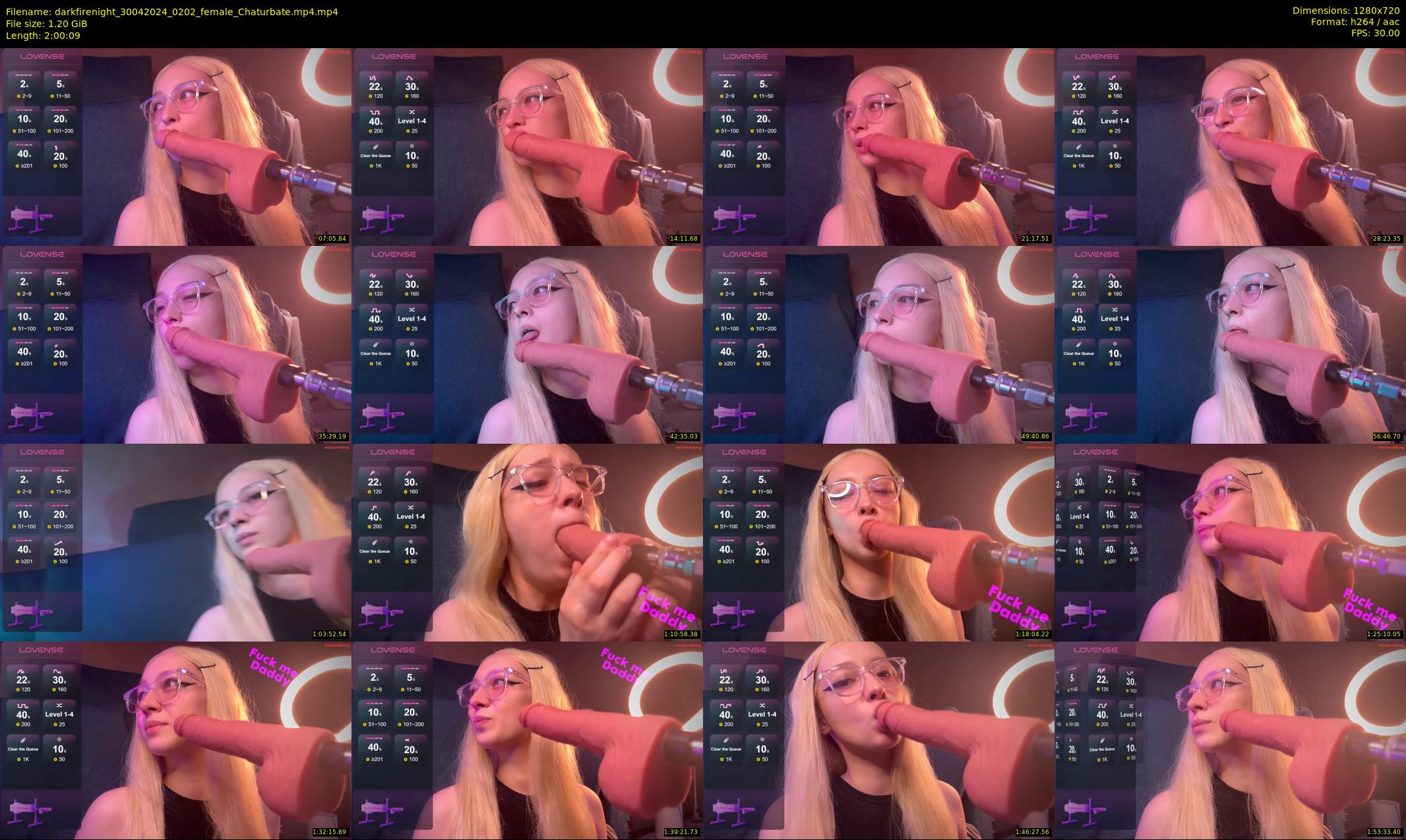 darkfirenight — 121 minute Chaturbate couple cam show recording, 720p, Apr 30, 2024