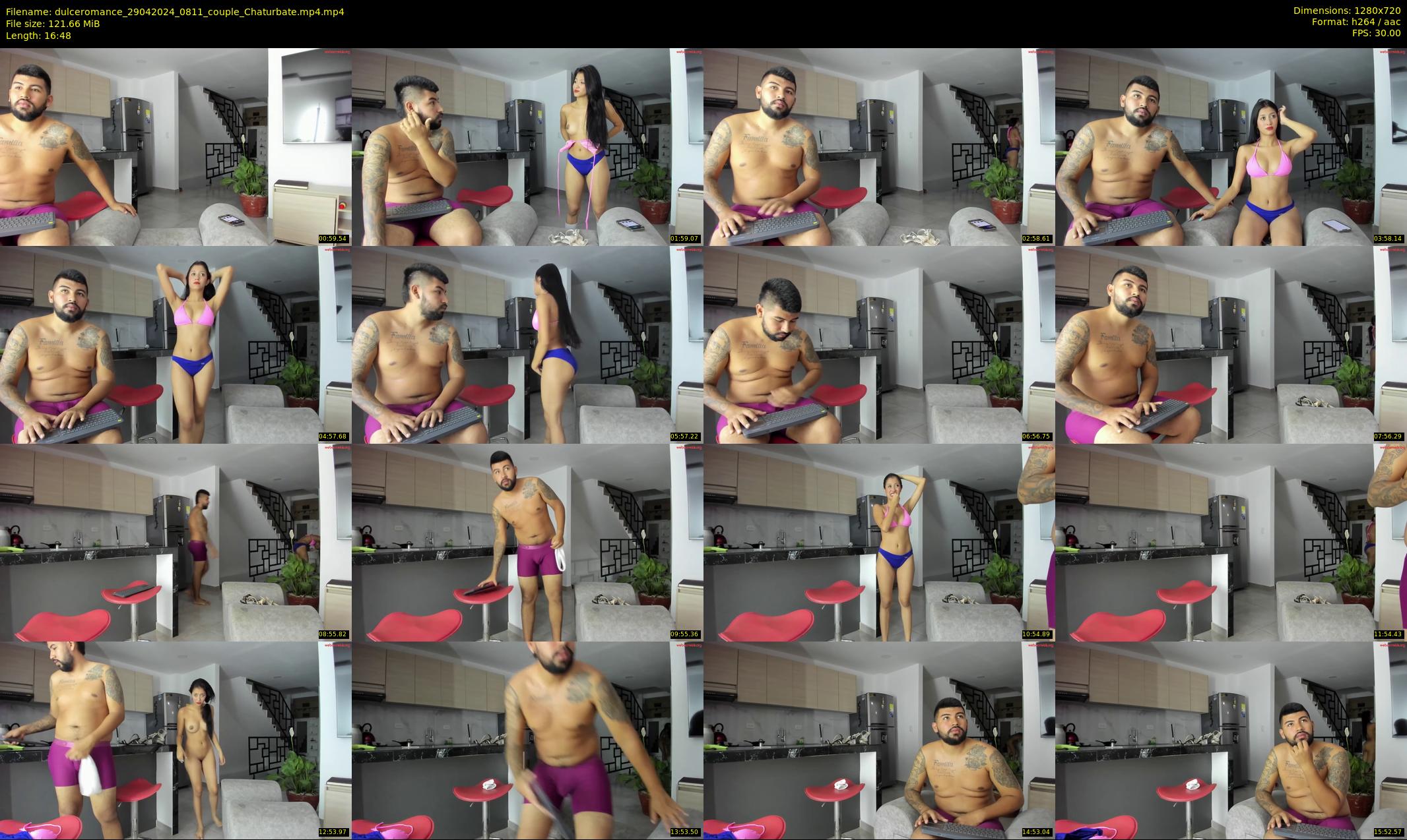 dulceromance — 17 minute Chaturbate couple cam show recording, 720p, Apr 29, 2024