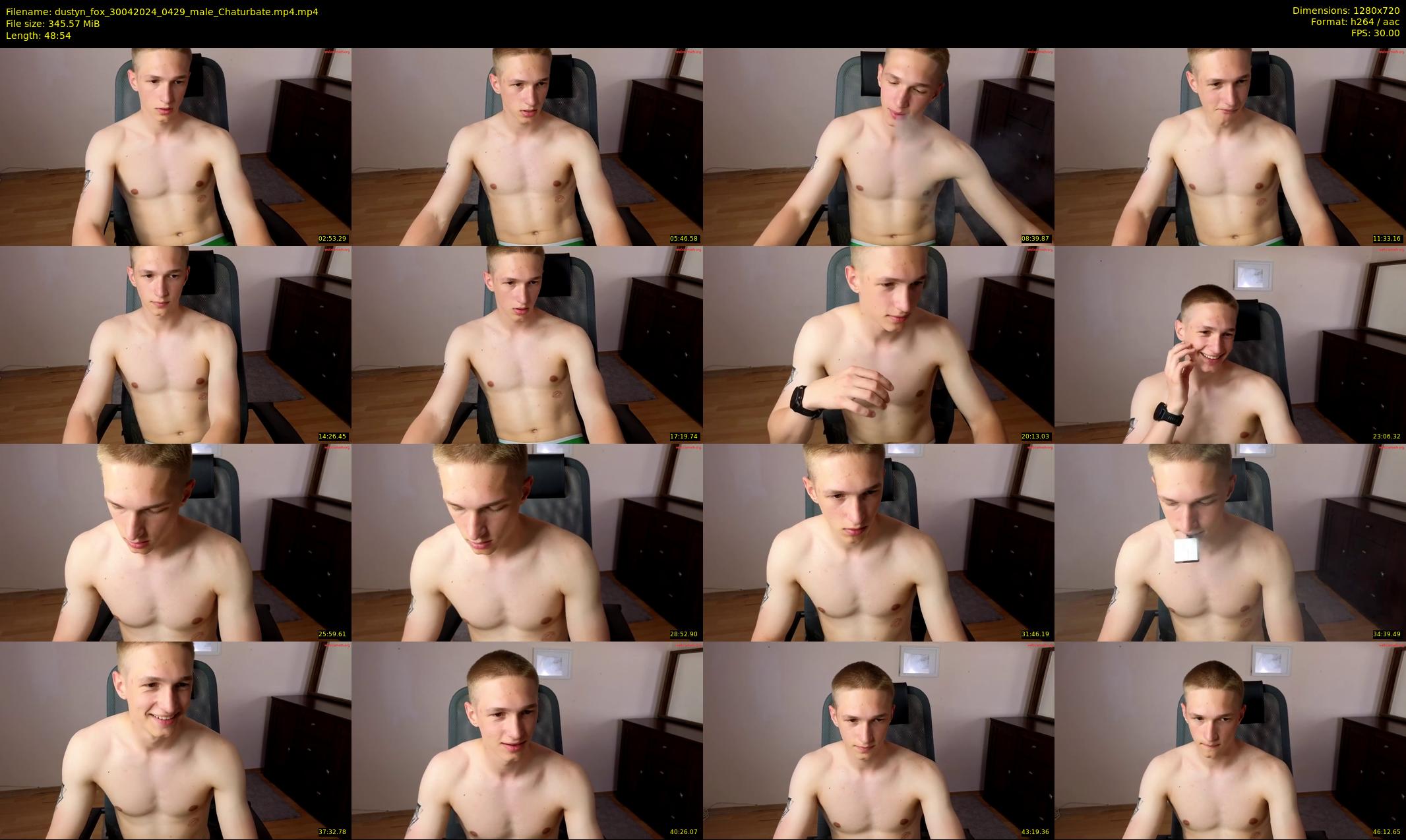 dustyn_fox — 49 minute Chaturbate male cam show recording, 720p, Apr 30, 2024