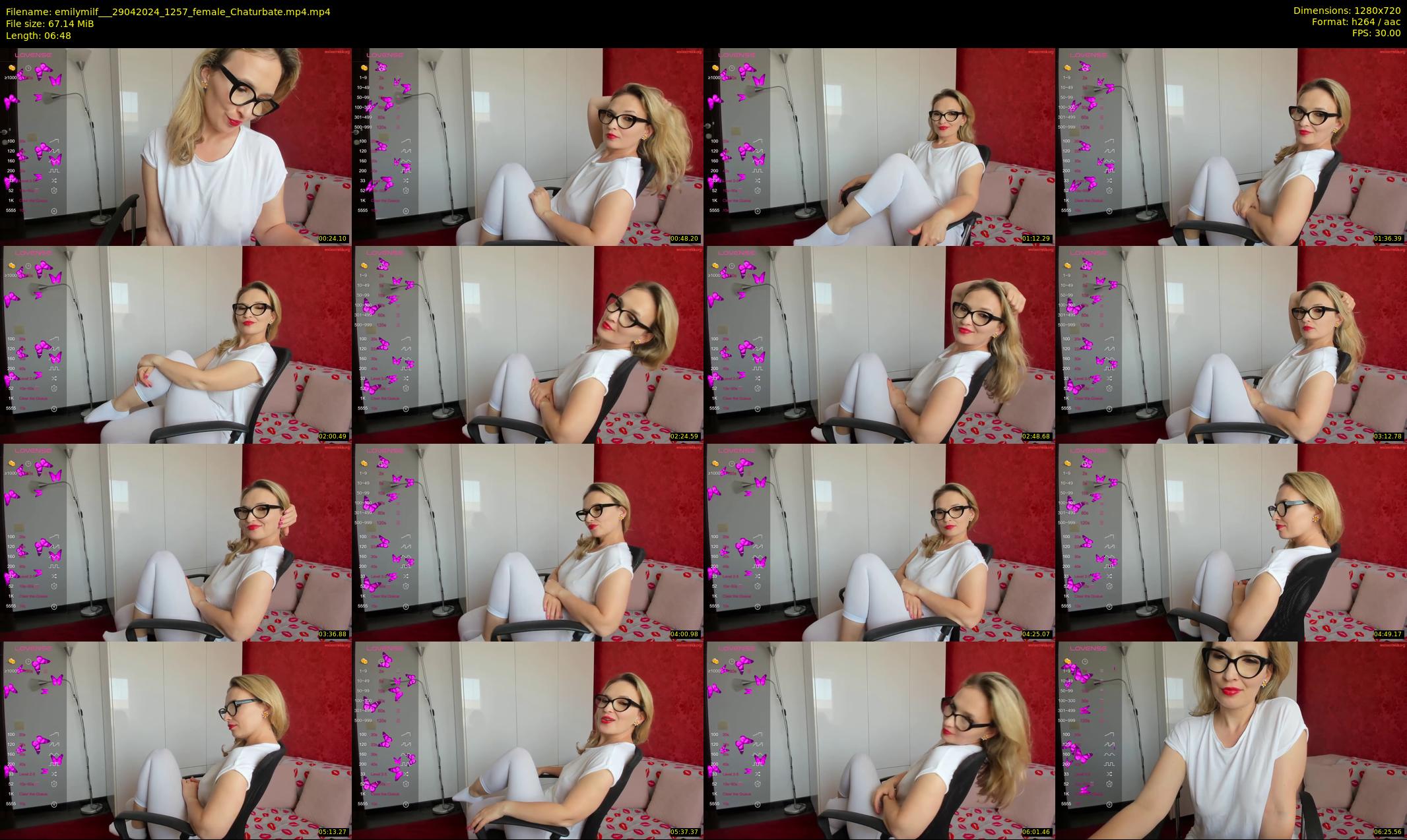 emilymilf__ — 7 minute Chaturbate female cam show recording, 720p, Apr 29, 2024