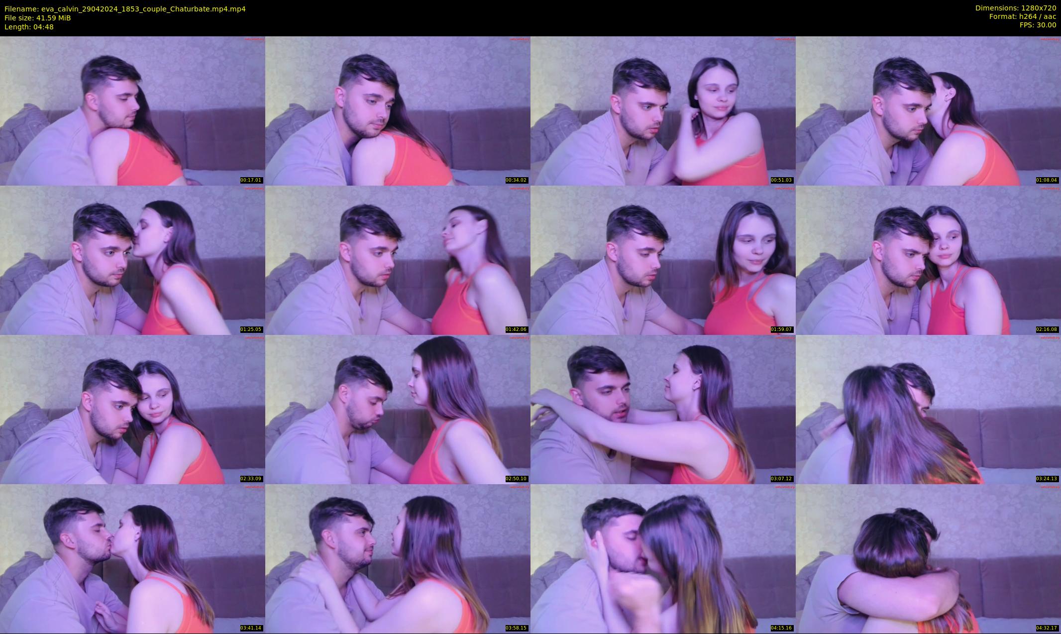 eva_calvin — 5 minute Chaturbate couple cam show recording, 720p, Apr 29, 2024