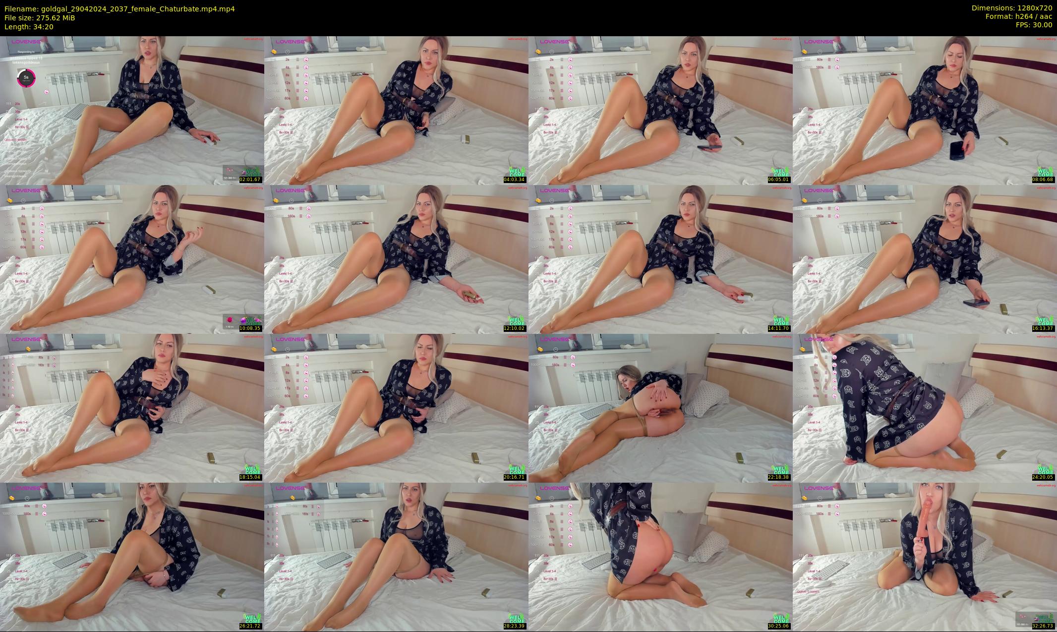 goldgal — 35 minute Chaturbate female cam show recording, 720p, Apr 29, 2024