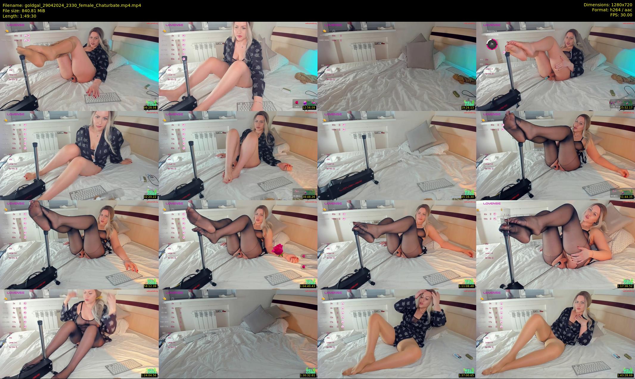 goldgal — 110 minute Chaturbate female cam show recording, 720p, Apr 29, 2024