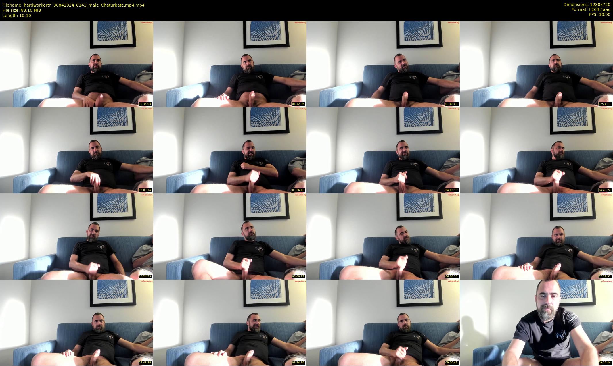 hardworkertn — 11 minute Chaturbate male cam show recording, 720p, Apr 30, 2024