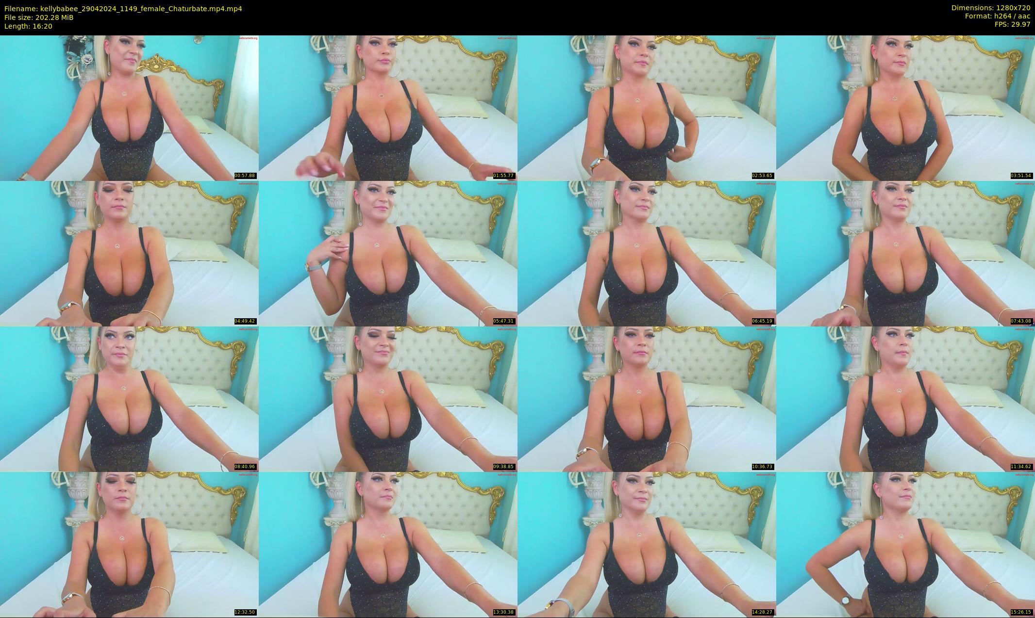 kellybabee — 17 minute Chaturbate female cam show recording, 720p, Apr 29, 2024