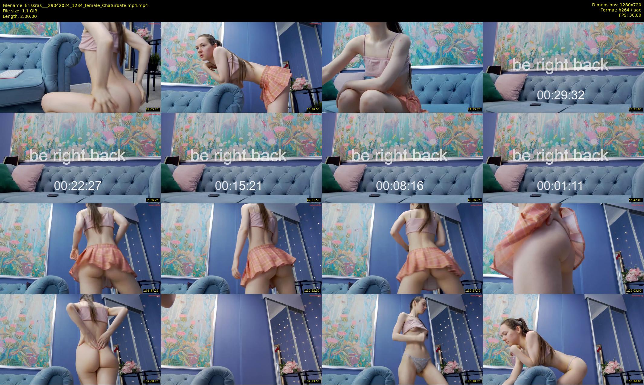 kriskras__ — 120 minute Chaturbate female cam show recording, 720p, Apr 29, 2024