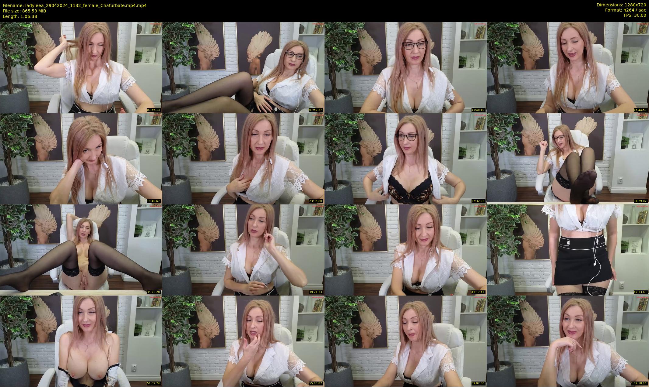 ladyleea — 67 minute Chaturbate female cam show recording, 720p, Apr 29, 2024