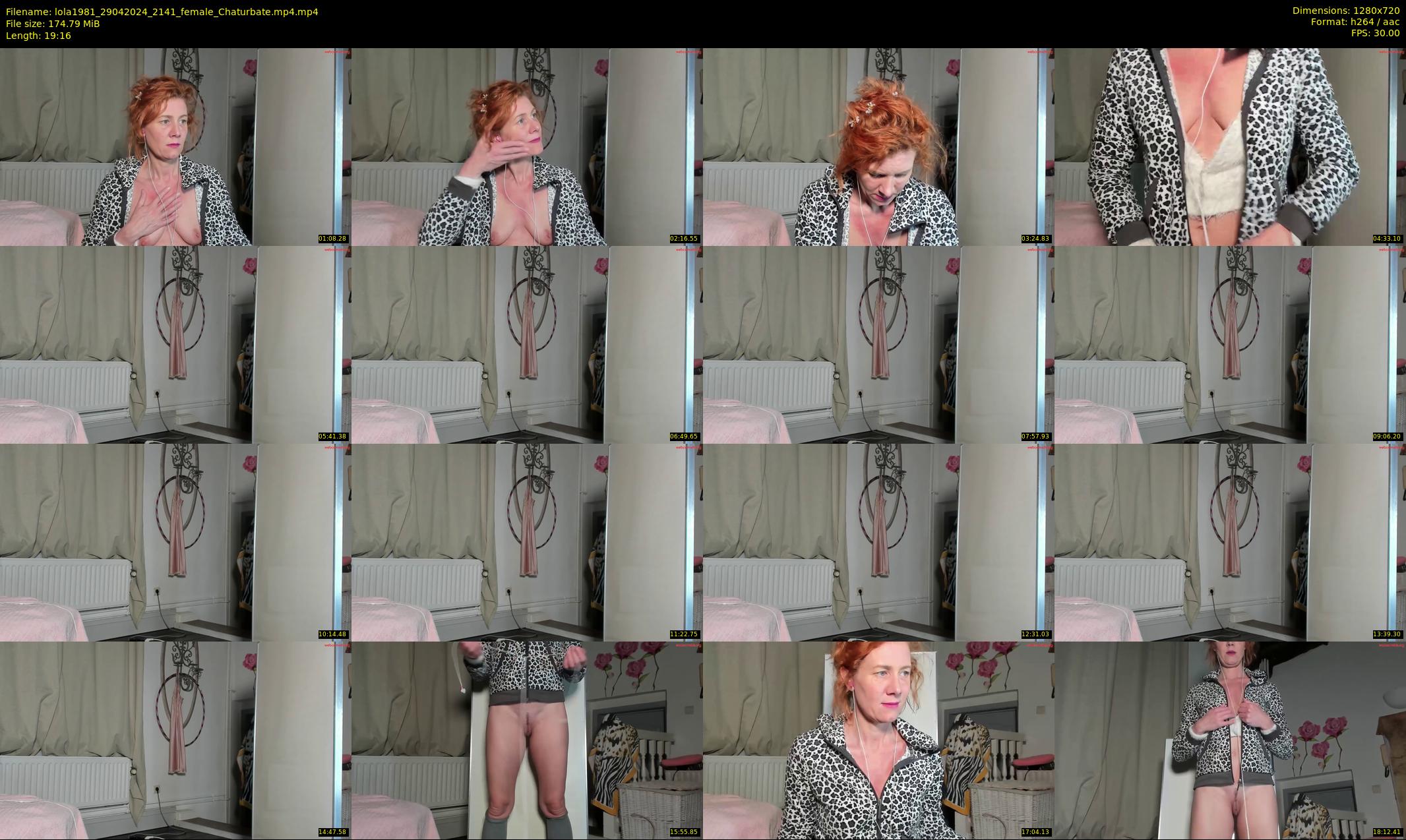 lola1981 — 20 minute Chaturbate female cam show recording, 720p, Apr 29, 2024