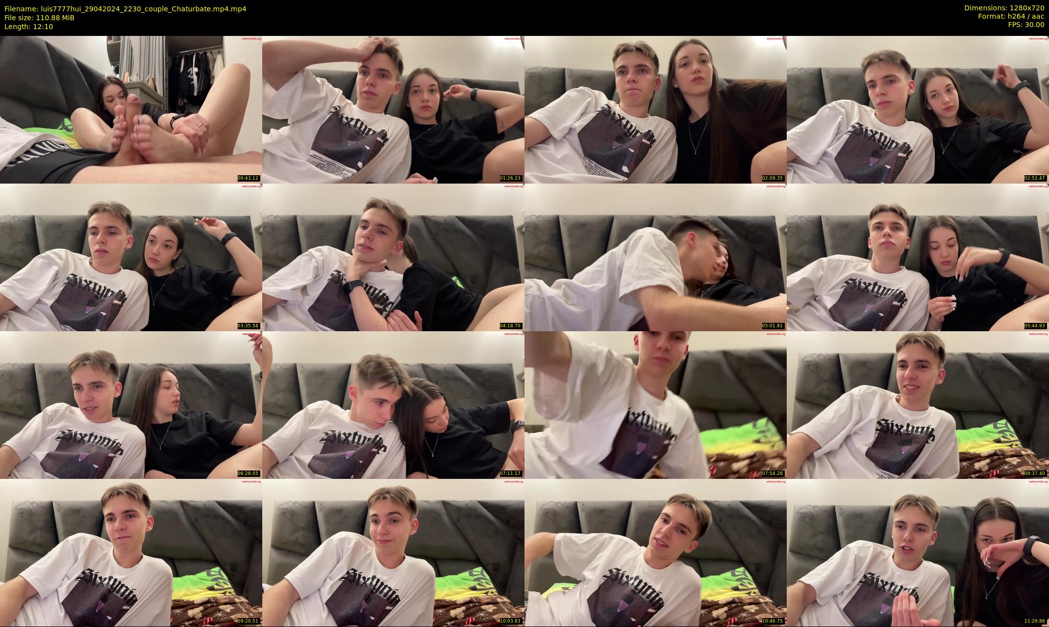 luis7777hui — 13 minute Chaturbate couple cam show recording, 720p, Apr 29, 2024