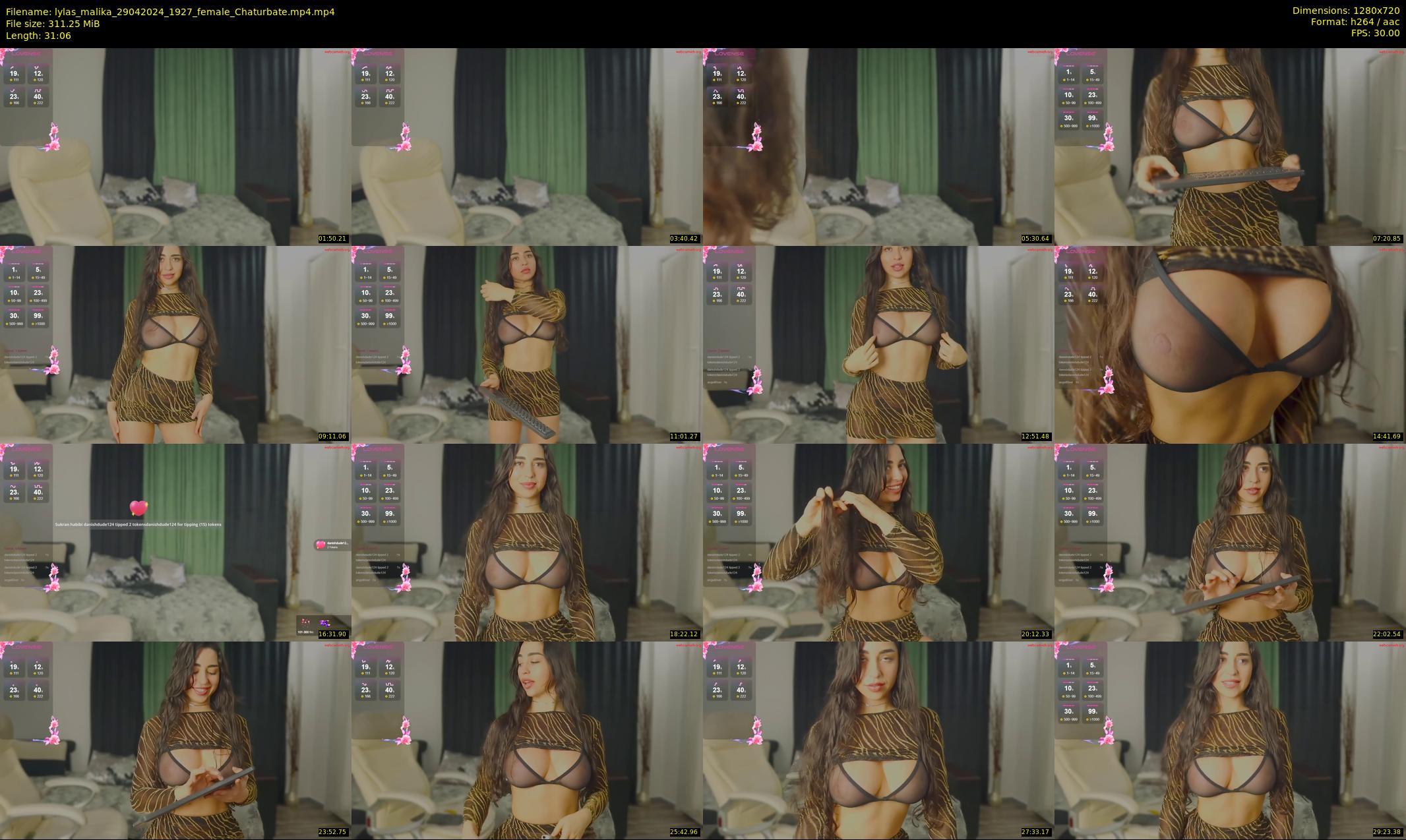 lylas_malika — 32 minute Chaturbate female cam show recording, 720p, Apr 29, 2024