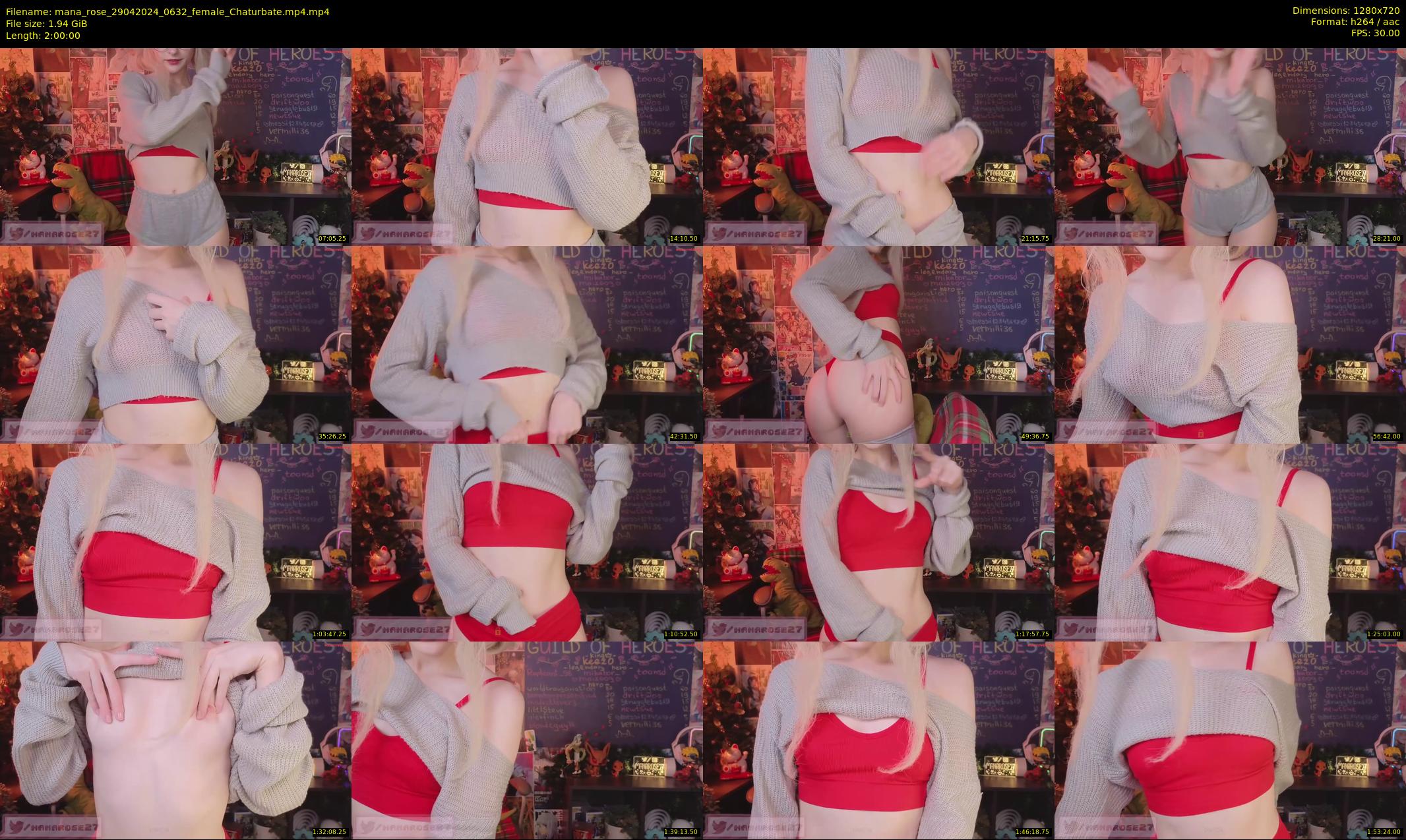 mana_rose — 120 minute Chaturbate female cam show recording, 720p, Apr 29, 2024