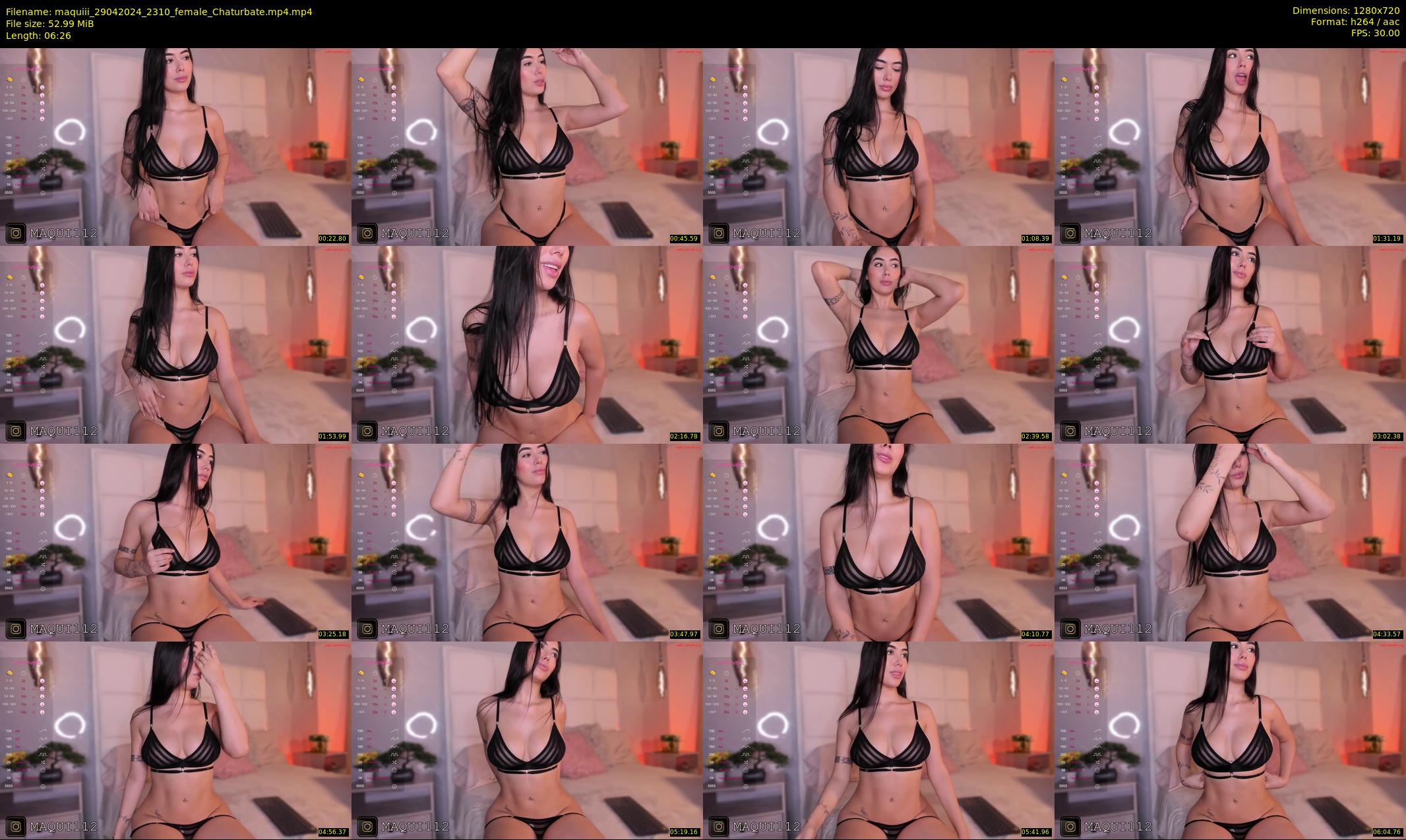 maquiii — 7 minute Chaturbate female cam show recording, 720p, Apr 29, 2024