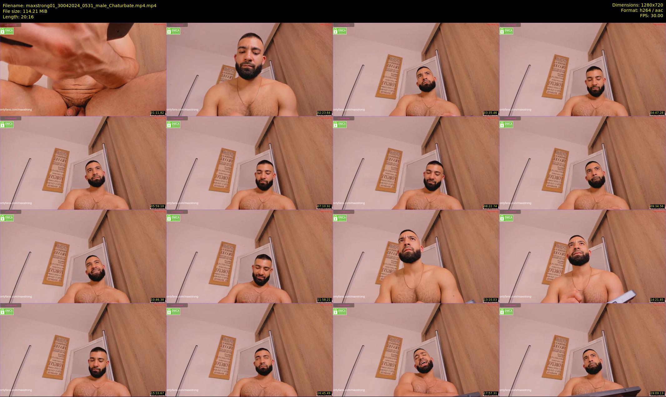 maxstrong01 — 21 minute Chaturbate male cam show recording, 720p, Apr 30, 2024