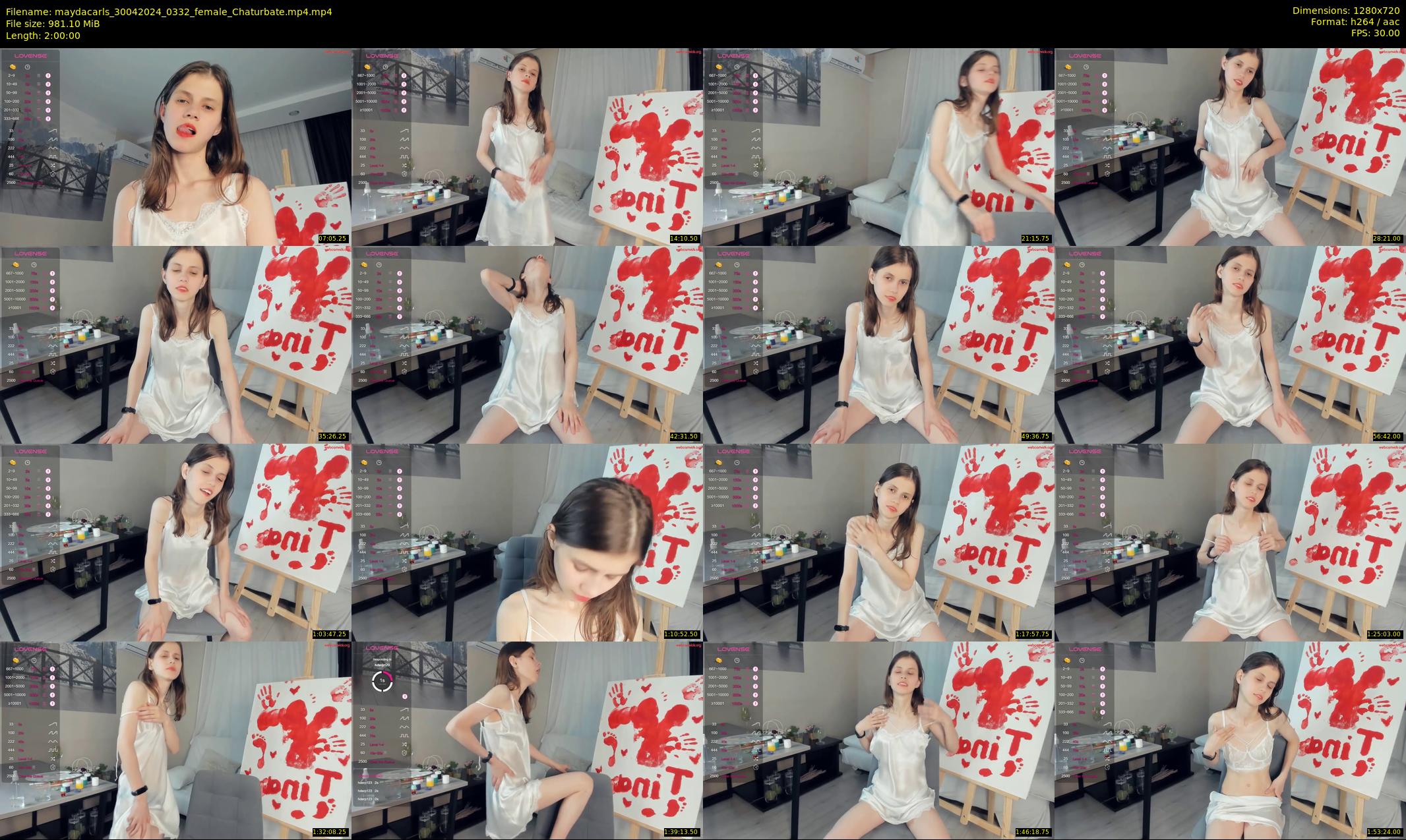 maydacarls — 120 minute Chaturbate female cam show recording, 720p, Apr 30, 2024
