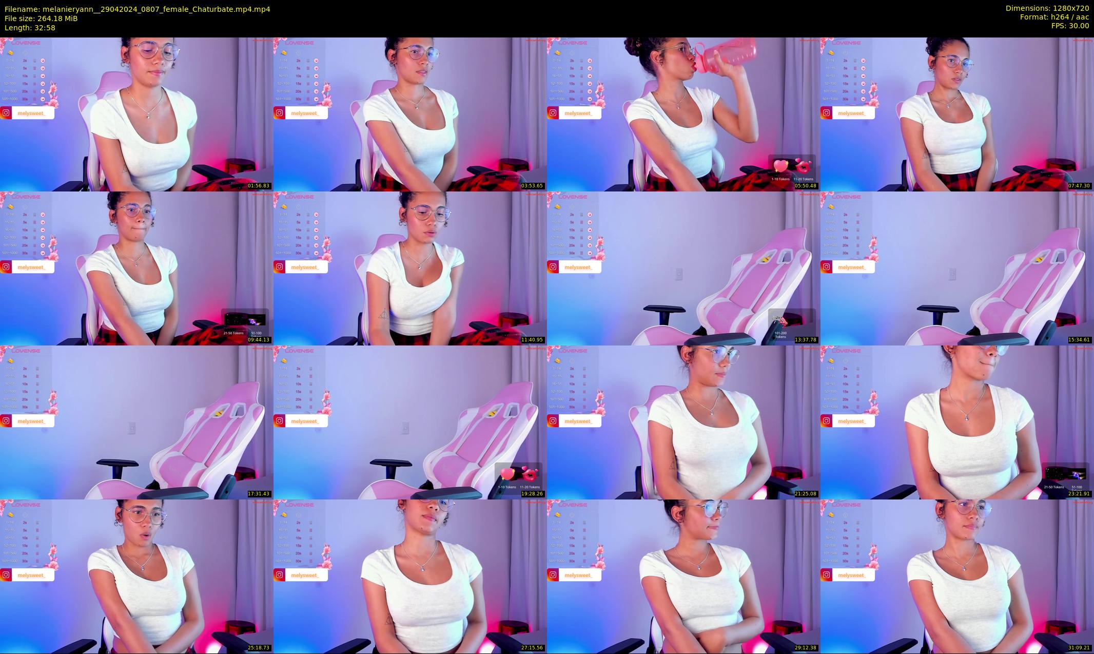 melanieryann_ — 33 minute Chaturbate female cam show recording, 720p, Apr 29, 2024