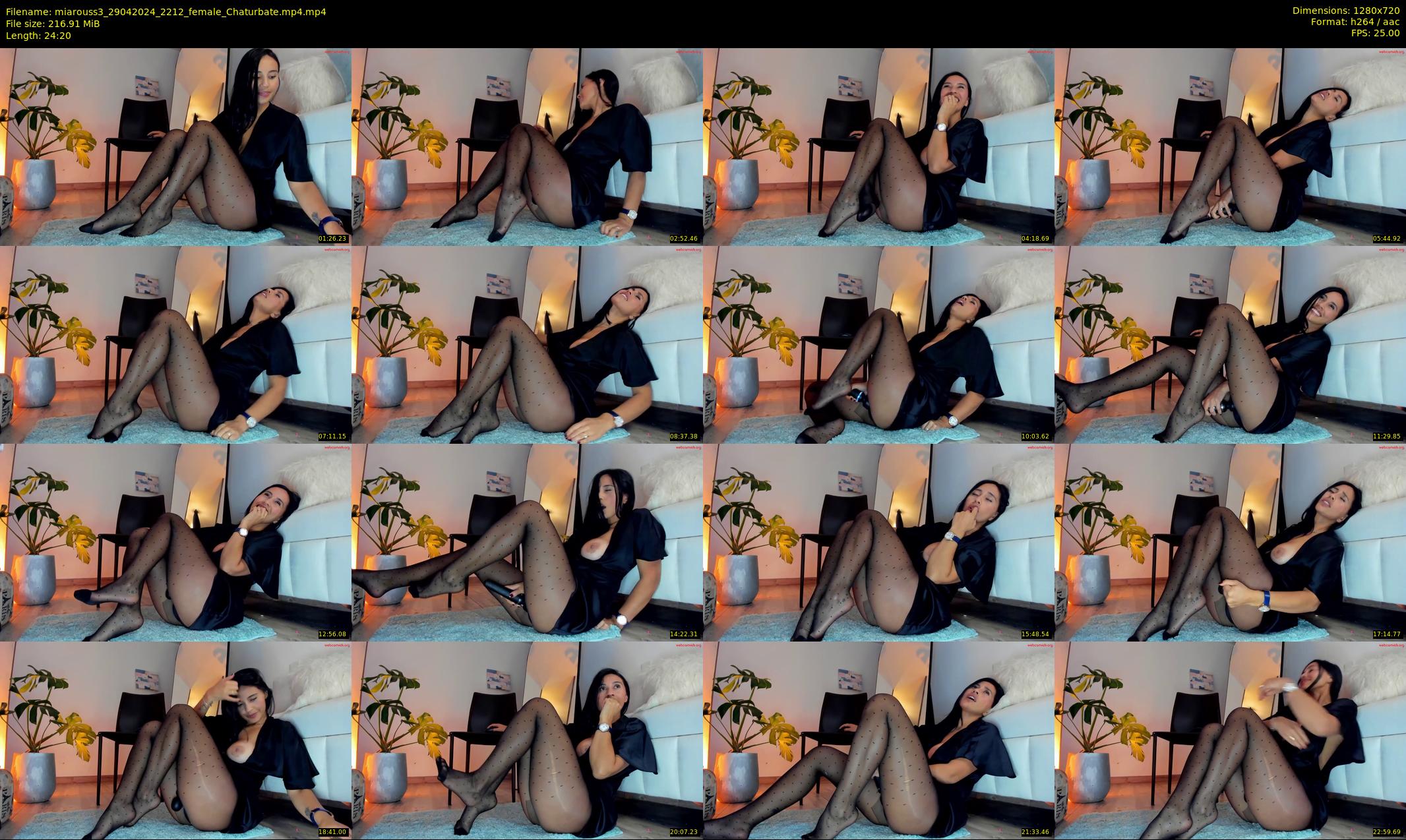 miarouss3 — 25 minute Chaturbate female cam show recording, 720p, Apr 29, 2024