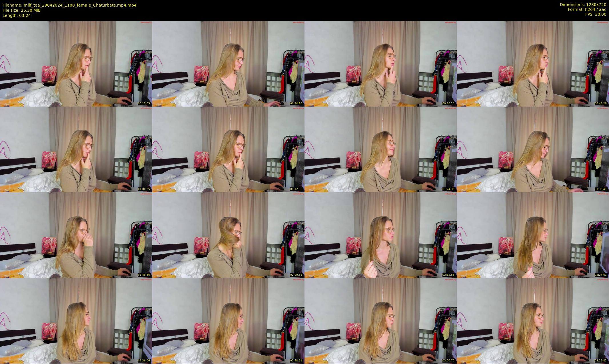 milf_tea — 4 minute Chaturbate female cam show recording, 720p, Apr 29, 2024