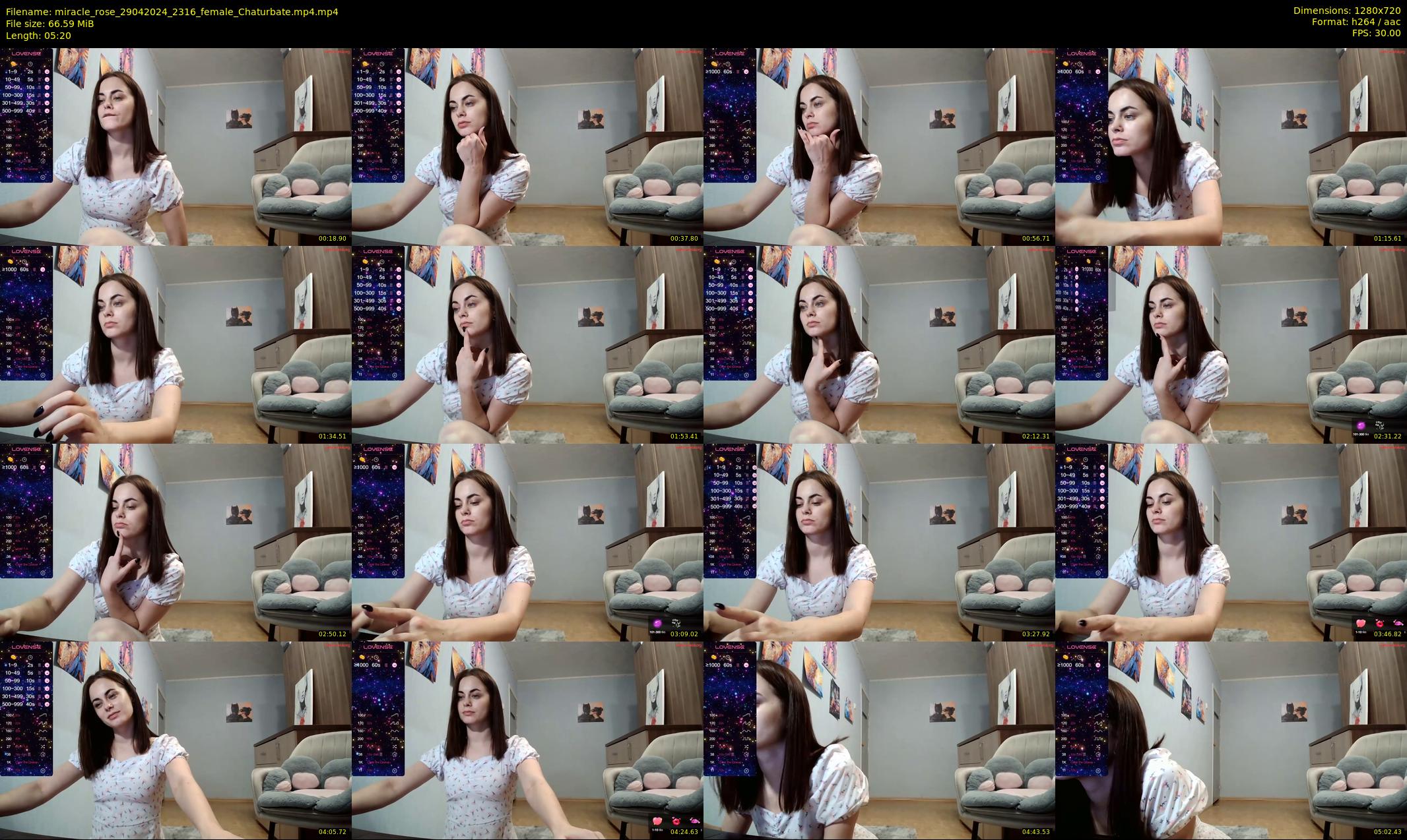miracle_rose — 6 minute Chaturbate female cam show recording, 720p, Apr 29, 2024