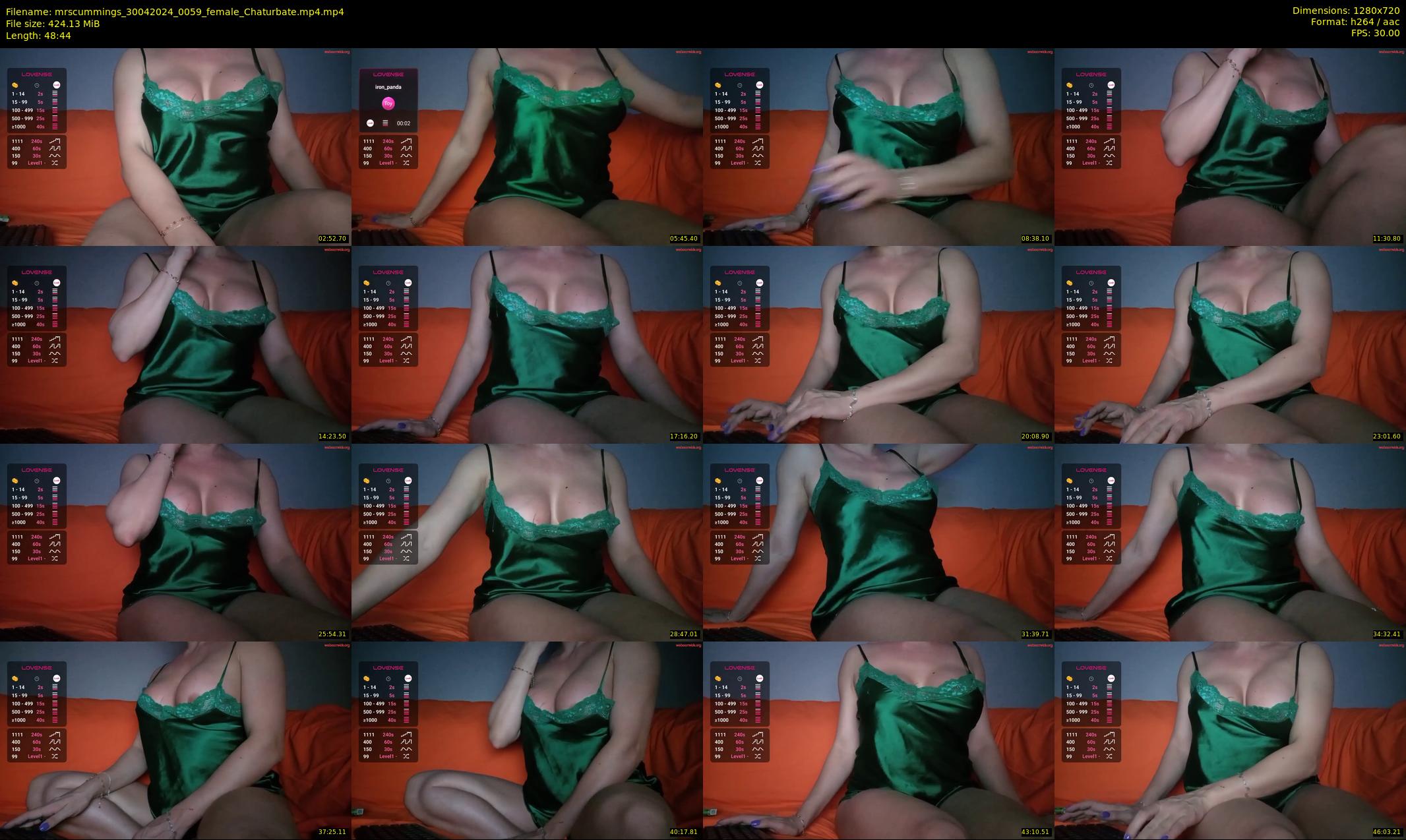 mrscummings — 49 minute Chaturbate female cam show recording, 720p, Apr 30, 2024