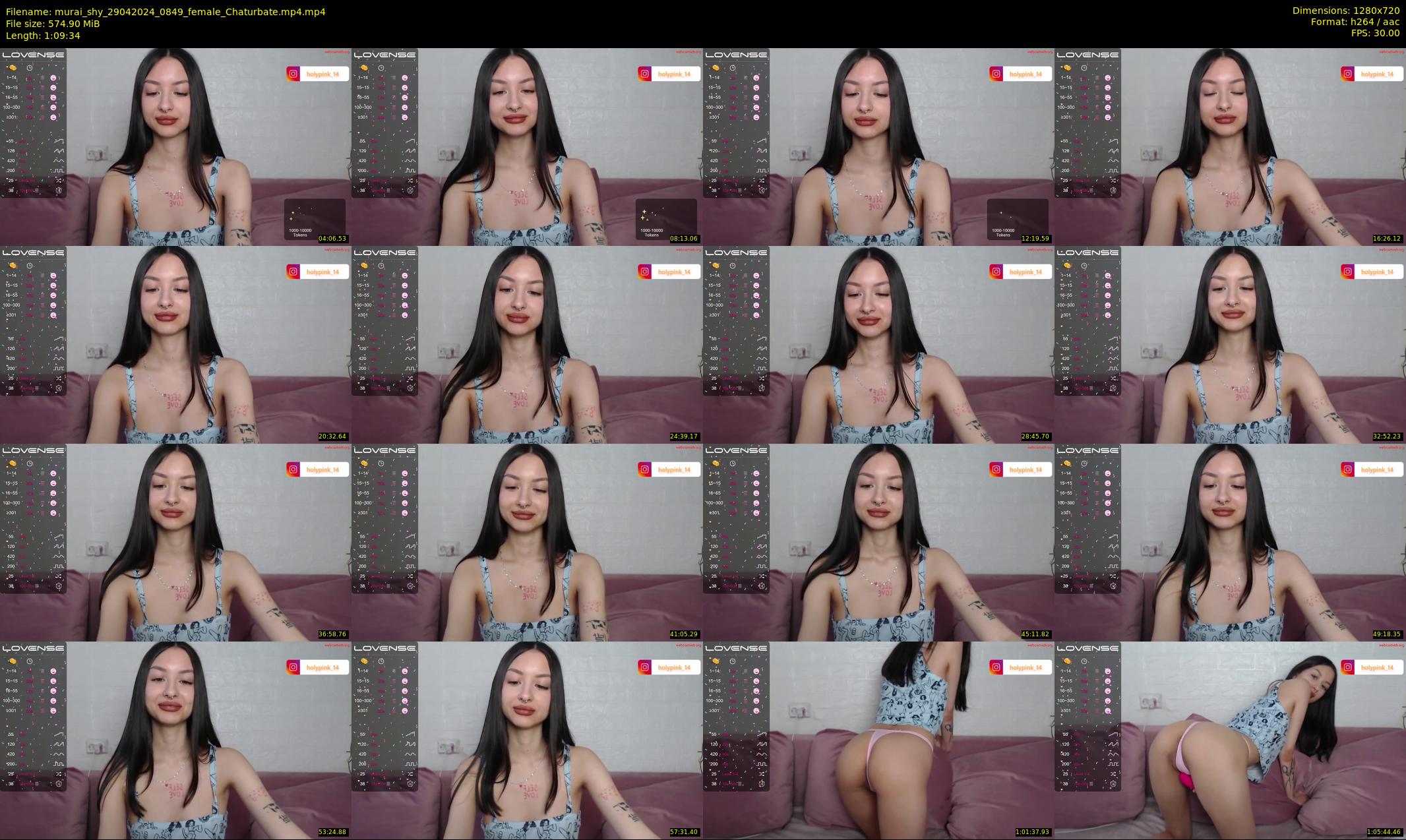 murai_shy — 70 minute Chaturbate female cam show recording, 720p, Apr 29, 2024