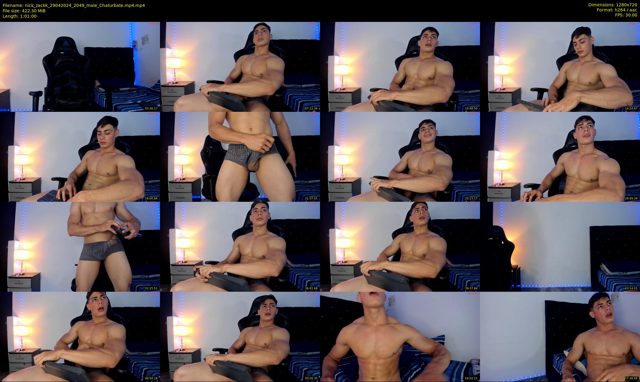 nick_zackk — 61 minute Chaturbate male cam show recording, 720p, Apr 29, 2024