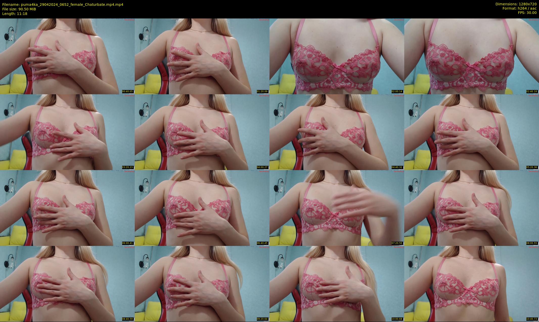 puma4ka — 12 minute Chaturbate female cam show recording, 720p, Apr 29, 2024
