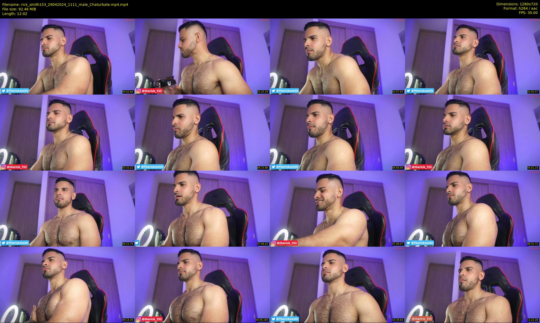 rick_smith153 — 13 minute Chaturbate male cam show recording, 720p, Apr 29, 2024