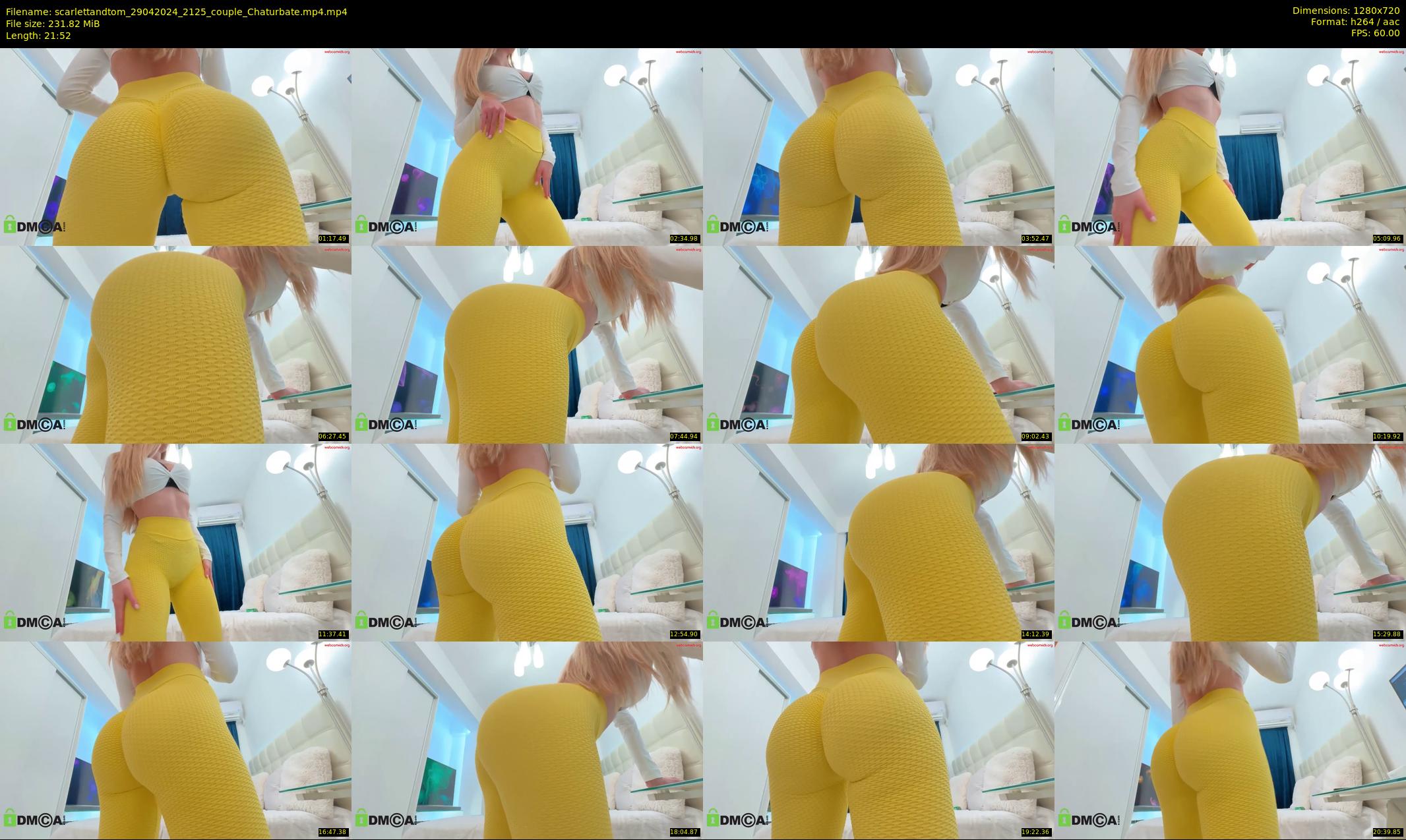 scarlettandtom — 22 minute Chaturbate couple cam show recording, 720p, Apr 29, 2024