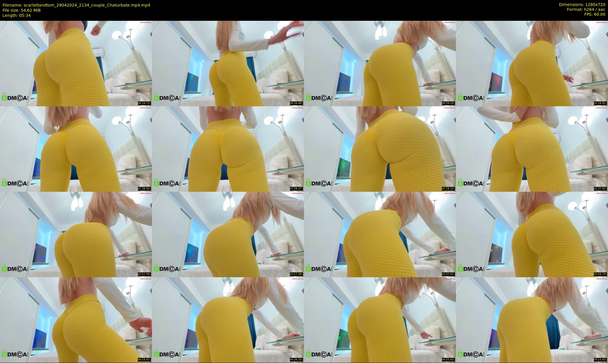 scarlettandtom — 6 minute Chaturbate couple cam show recording, 720p, Apr 29, 2024