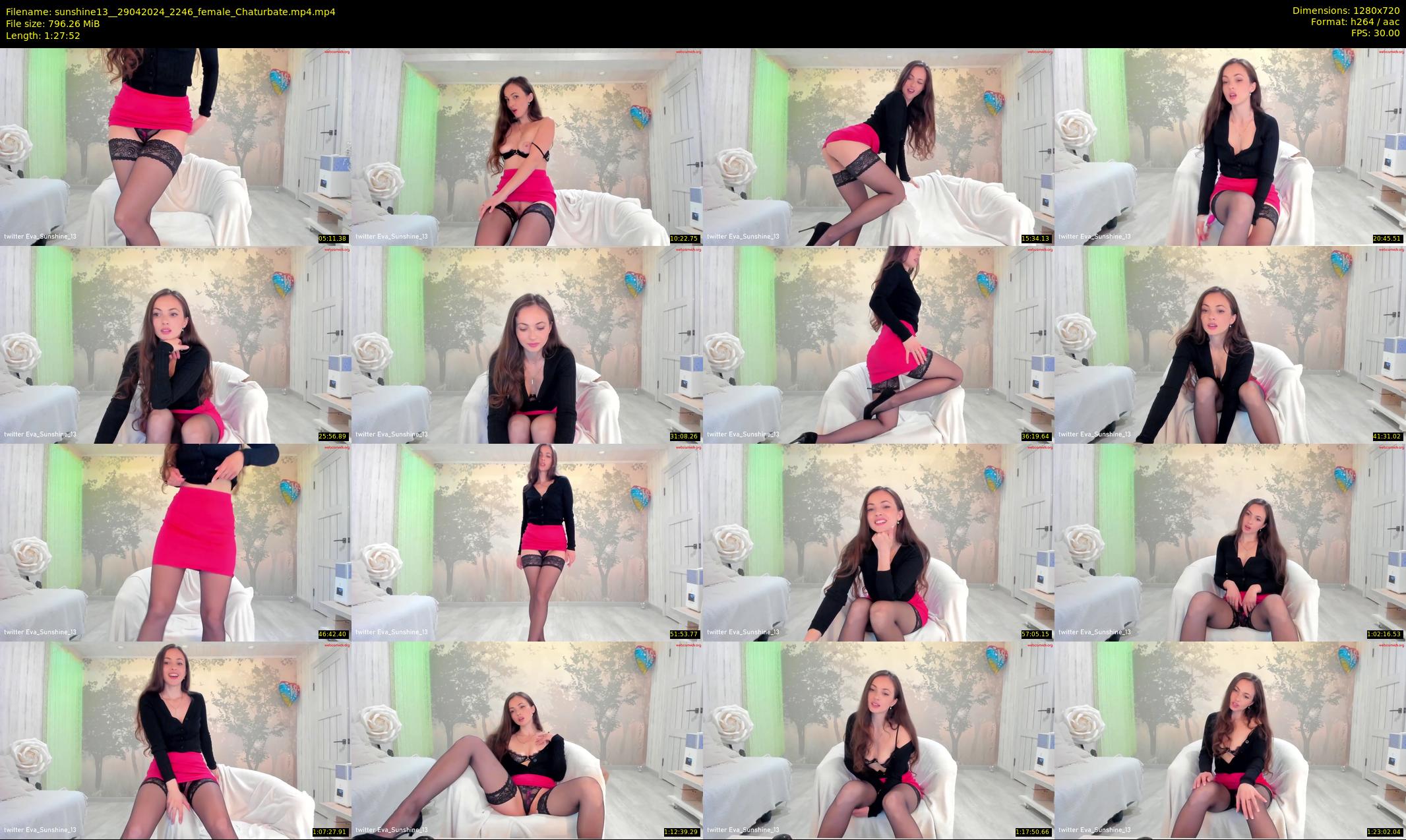 sunshine13_ — 88 minute Chaturbate female cam show recording, 720p, Apr 29, 2024