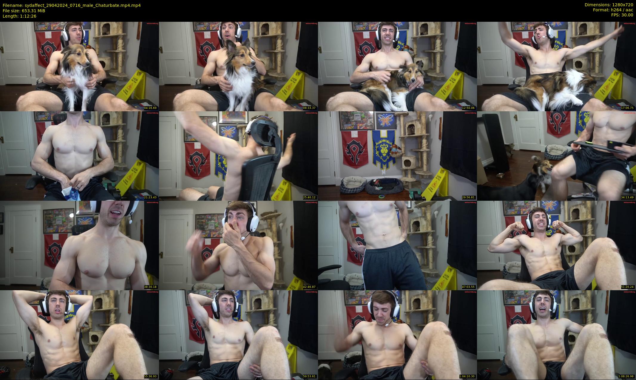 sydaffect — 73 minute Chaturbate male cam show recording, 720p, Apr 29, 2024