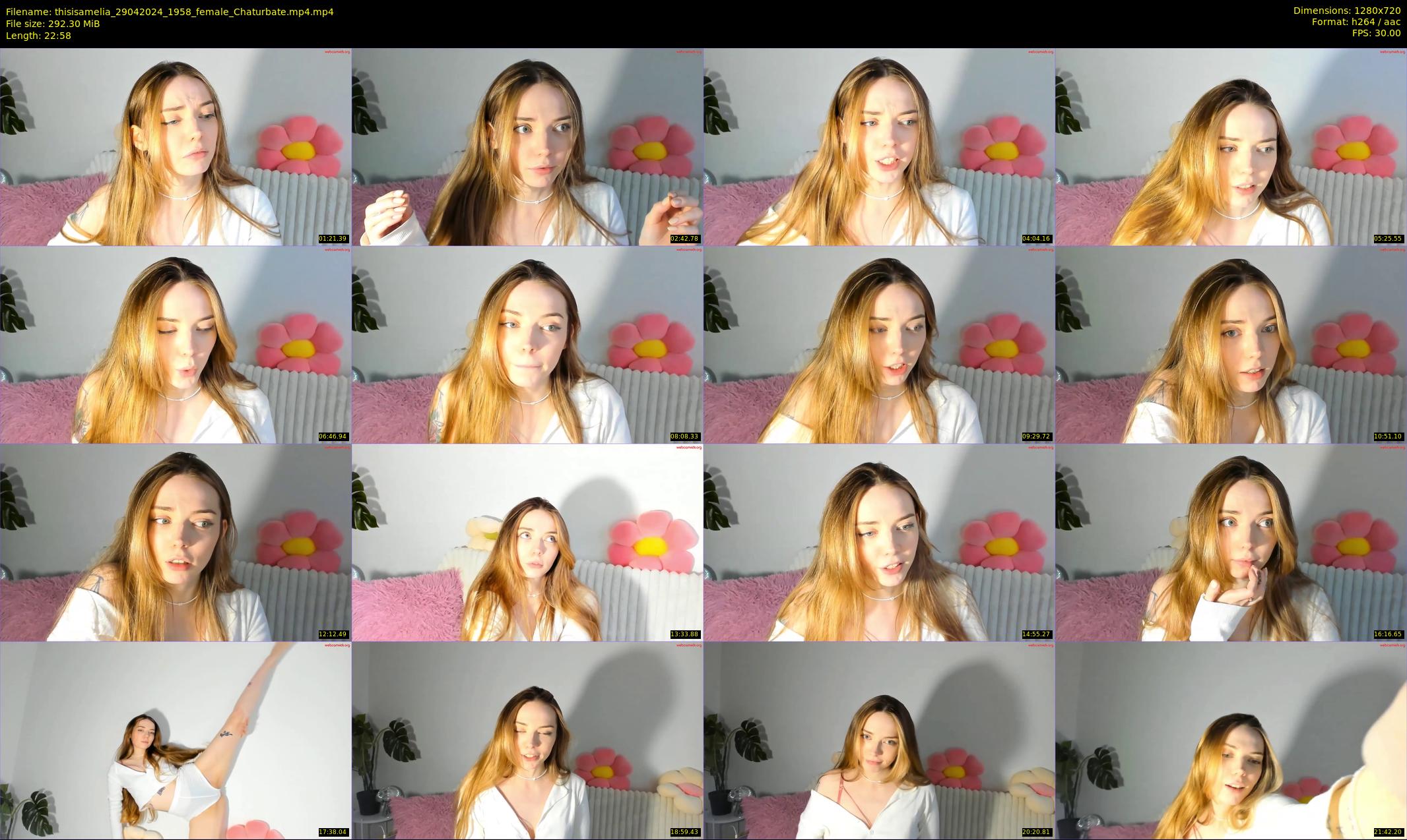 thisisamelia — 23 minute Chaturbate female cam show recording, 720p, Apr 29, 2024