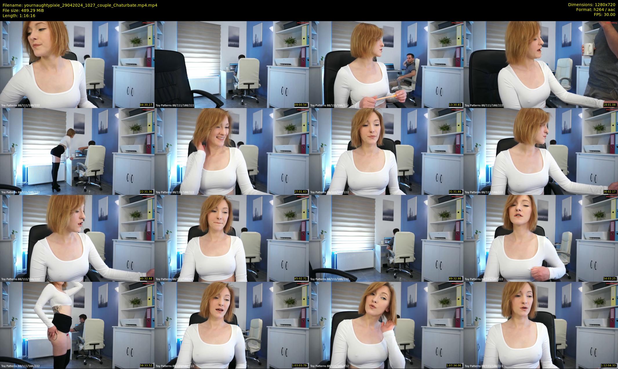 yournaughtypixie — 77 minute Chaturbate couple cam show recording, 720p, Apr 29, 2024