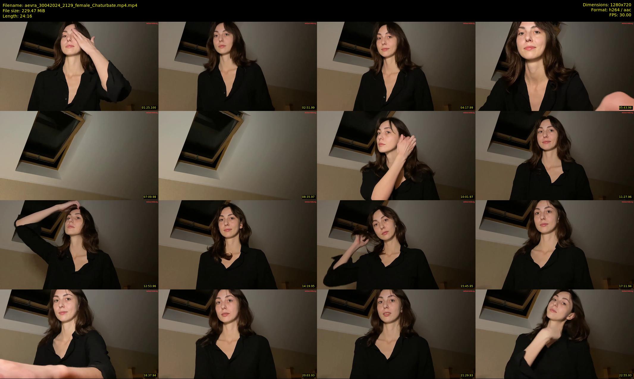 aevra — 25 minute Chaturbate female cam show recording, 720p, Apr 30, 2024