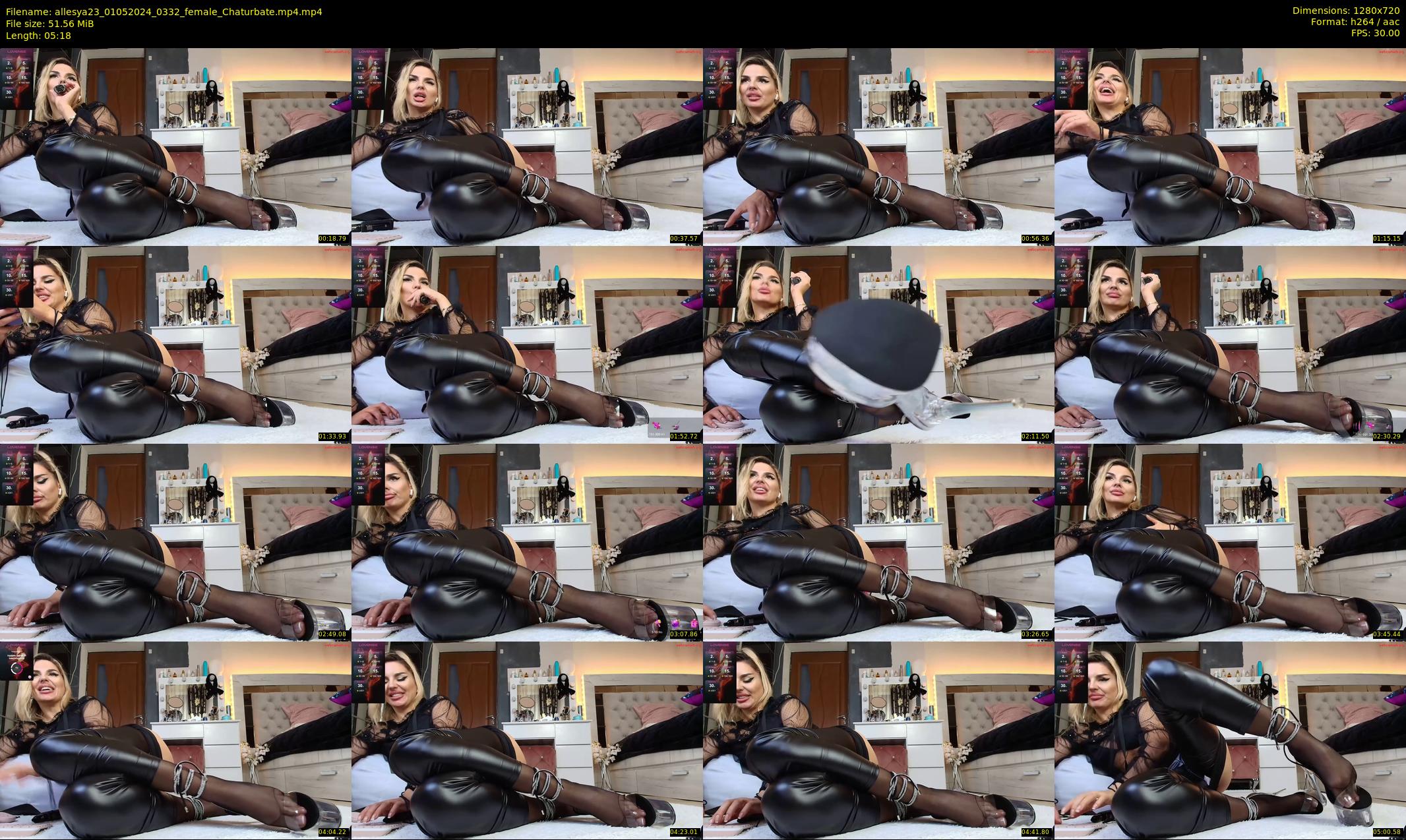 allesya23 — 6 minute Chaturbate female cam show recording, 720p, May 1, 2024