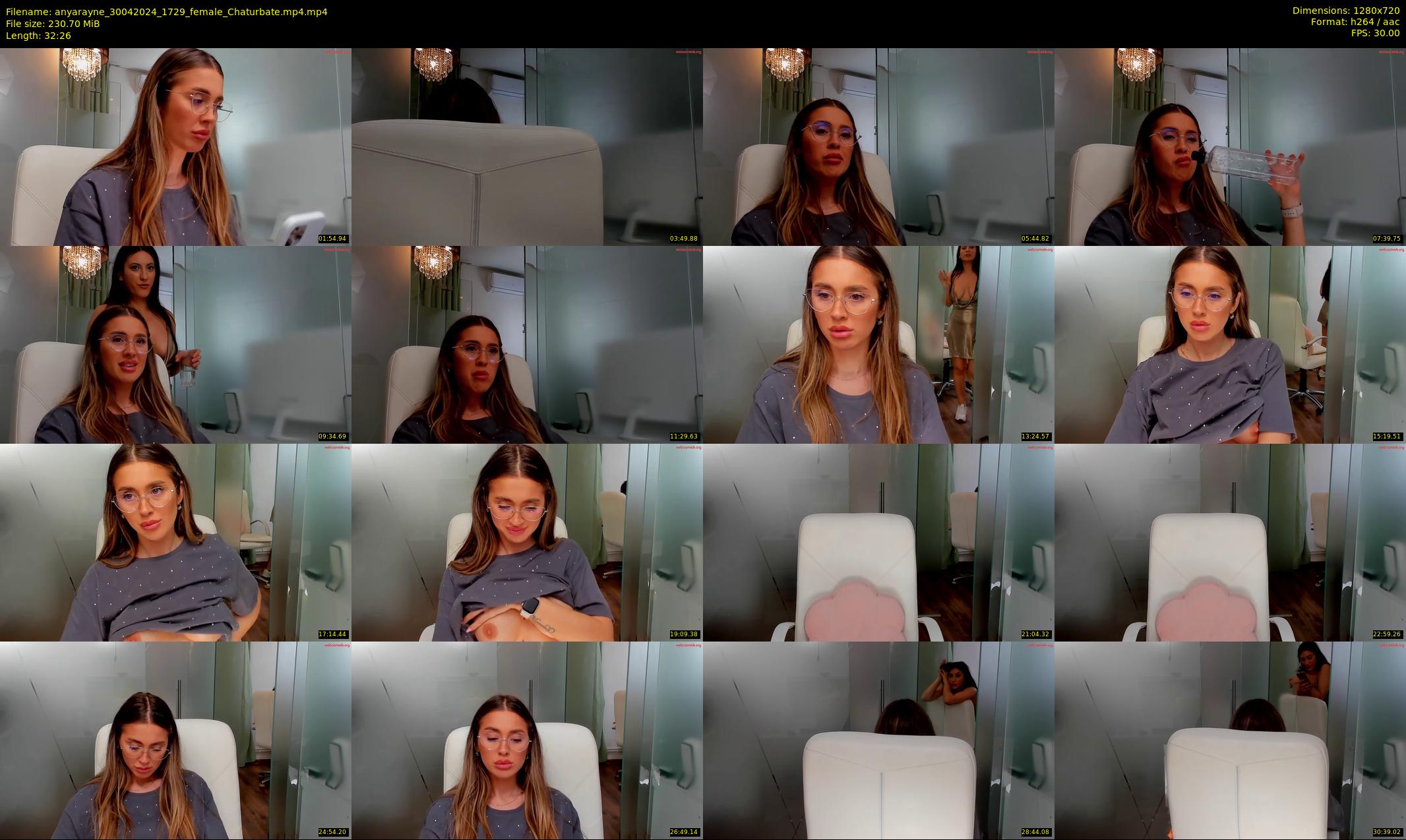 anyarayne — 33 minute Chaturbate female cam show recording, 720p, Apr 30, 2024