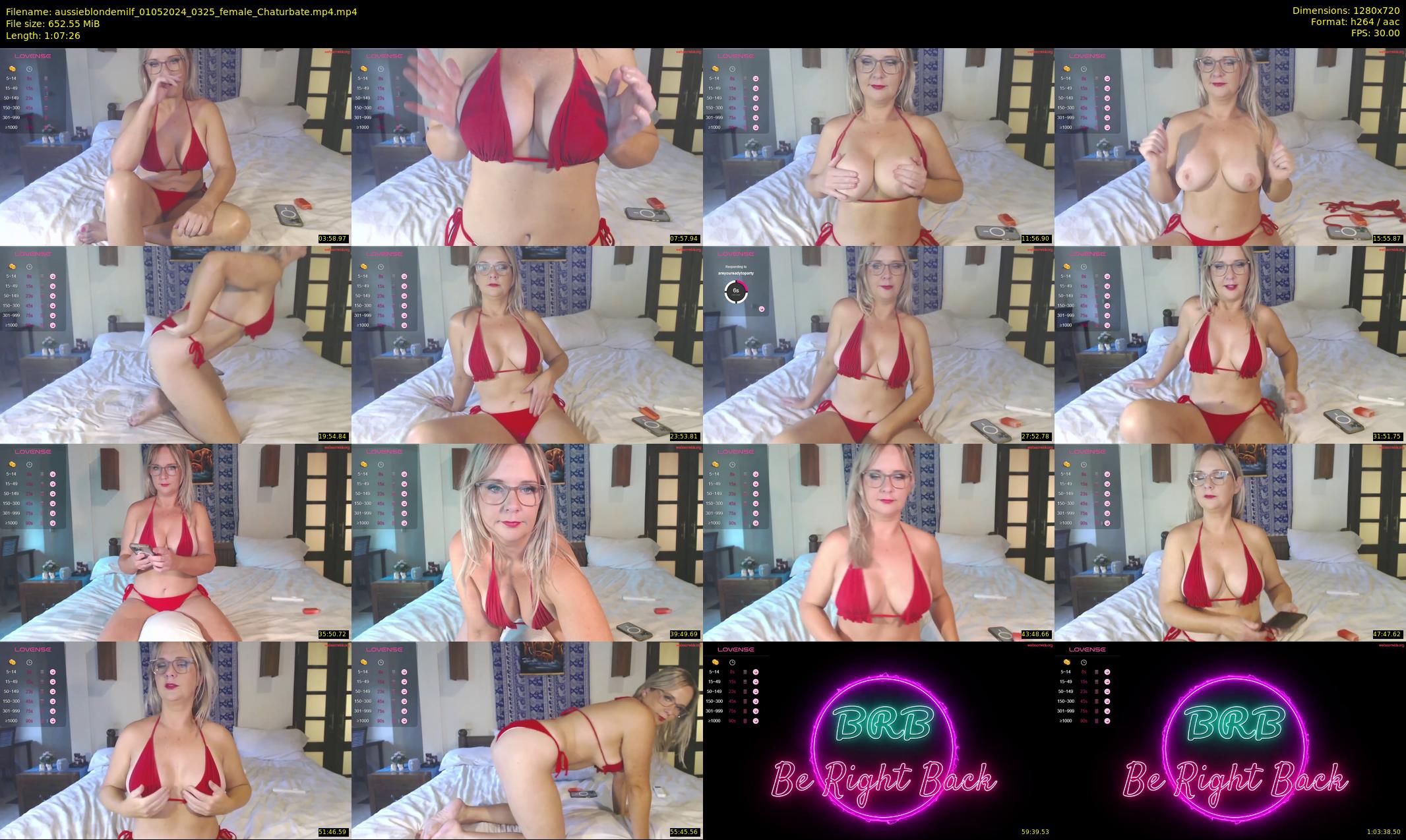 aussieblondemilf — 68 minute Chaturbate female cam show recording, 720p, May 1, 2024