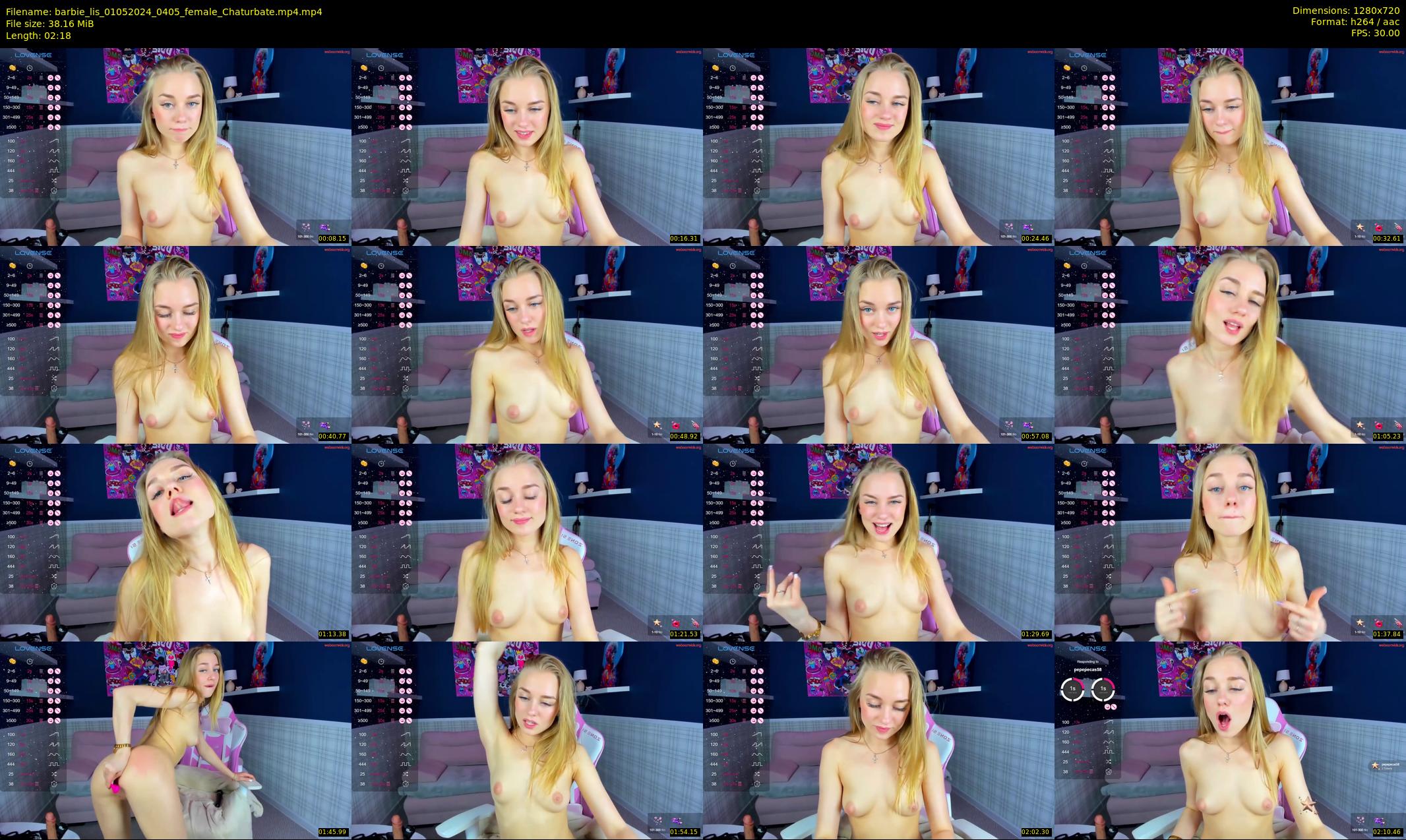 barbie_lis — 3 minute Chaturbate female cam show recording, 720p, May 1, 2024