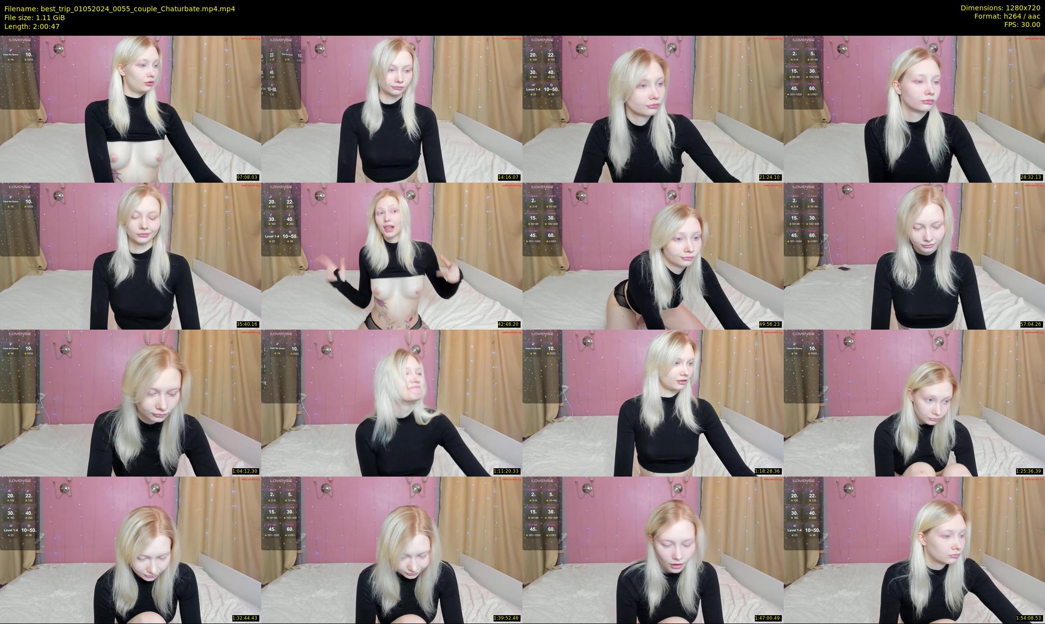 best_trip — 121 minute Chaturbate couple cam show recording, 720p, May 1, 2024