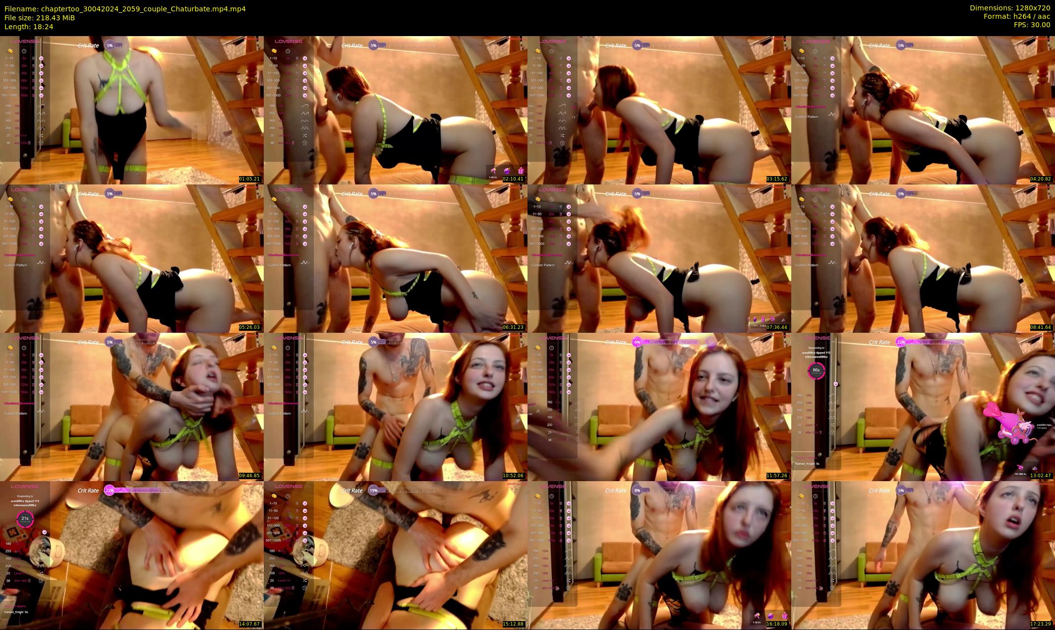 chaptertoo — 19 minute Chaturbate couple cam show recording, 720p, Apr 30, 2024
