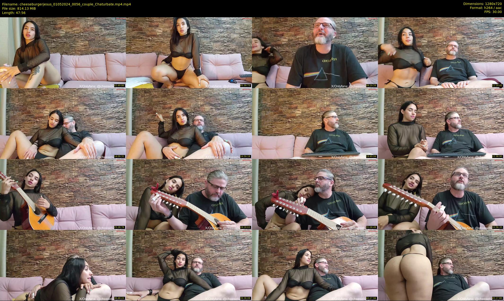 cheeseburgerjesus — 48 minute Chaturbate couple cam show recording, 720p, May 1, 2024