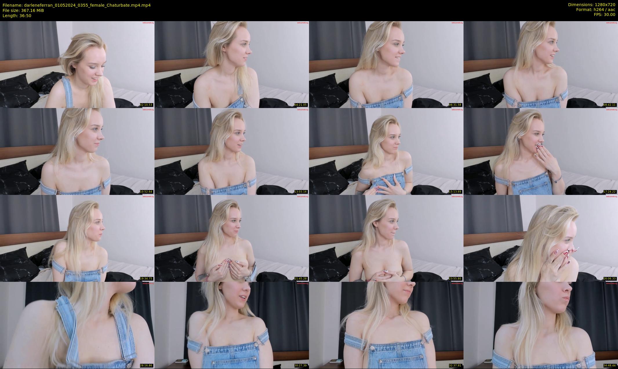 darleneferran — 37 minute Chaturbate female cam show recording, 720p, May 1, 2024