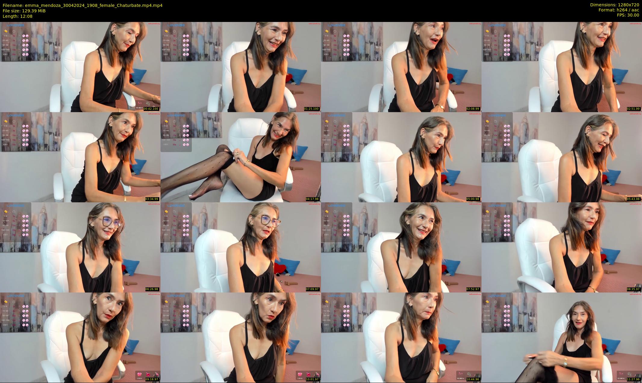 emma_mendoza — 13 minute Chaturbate female cam show recording, 720p, Apr 30, 2024