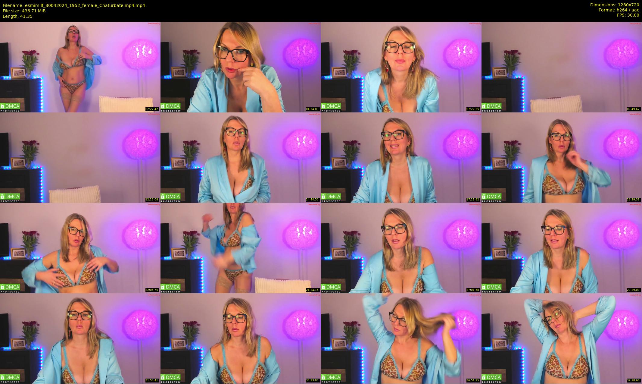 esmimilf — 42 minute Chaturbate female cam show recording, 720p, Apr 30, 2024
