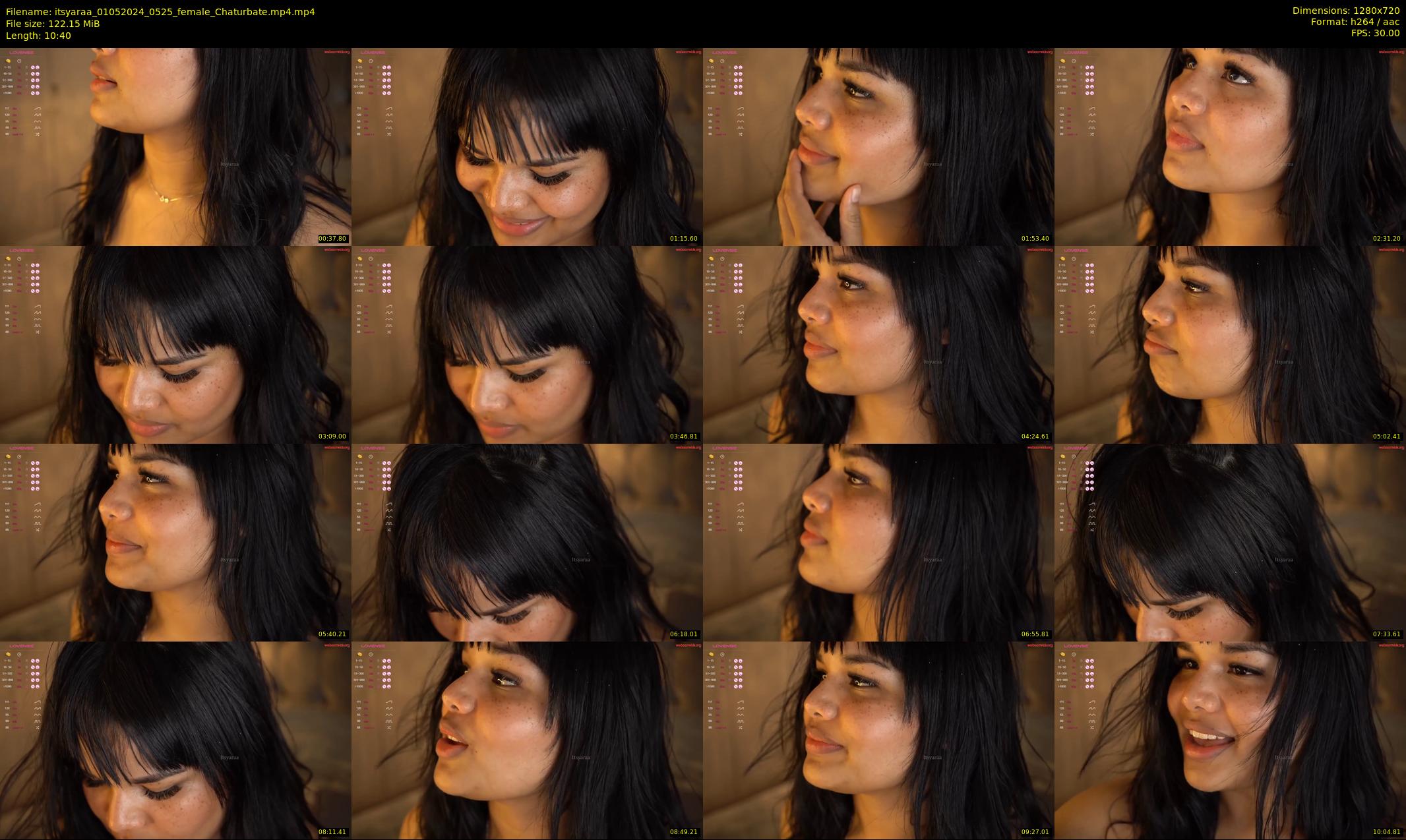 itsyaraa — 11 minute Chaturbate female cam show recording, 720p, May 1, 2024
