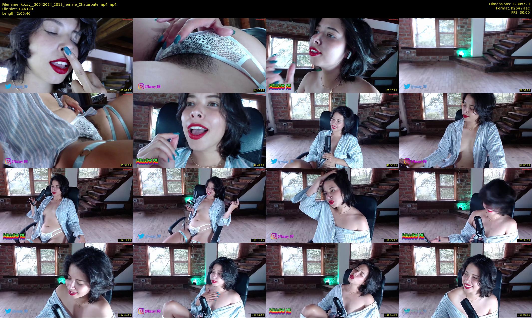 kozzy_ — 121 minute Chaturbate female cam show recording, 720p, Apr 30, 2024
