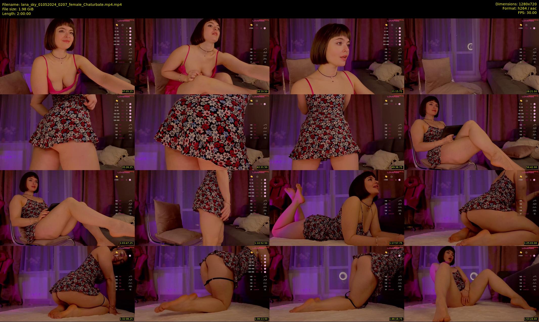 lana_sky — 120 minute Chaturbate female cam show recording, 720p, May 1, 2024